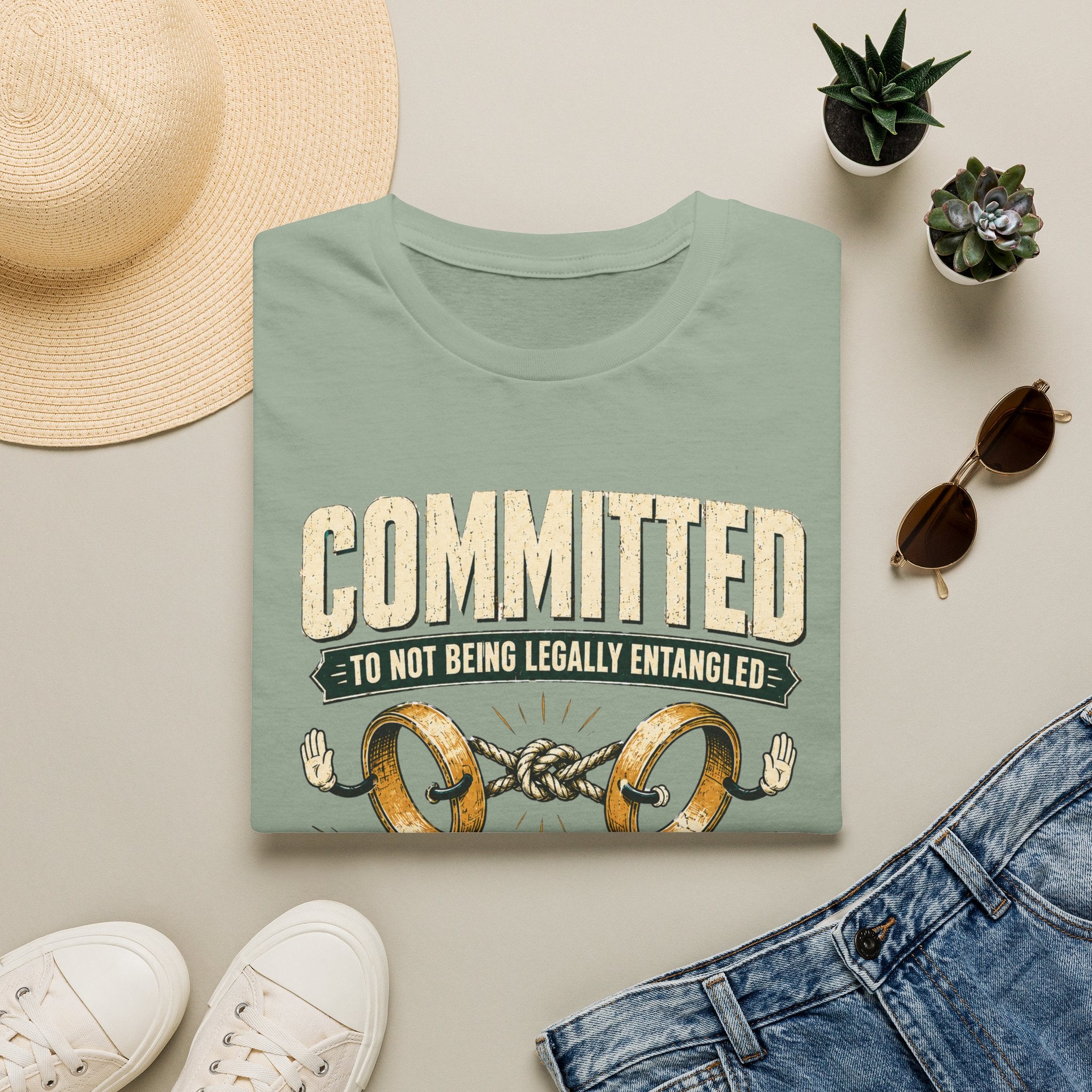 Committed to Not Being Legally Entangled T-Shirt