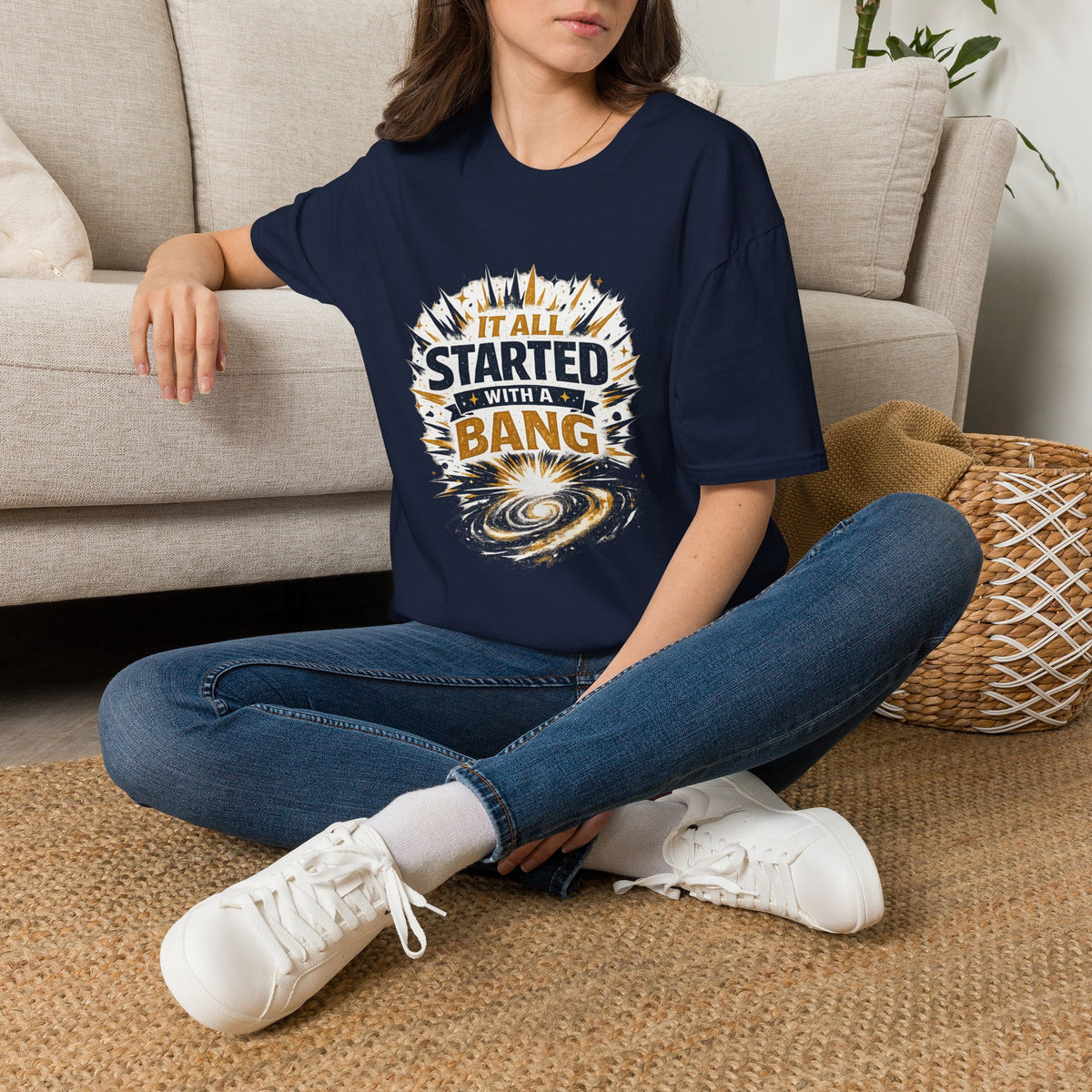 "It All Started With a Bang" Space Graphic Tee