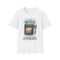 "In Case of Woo Break Out Evidence" Vintage Emergency Graphic Tee
