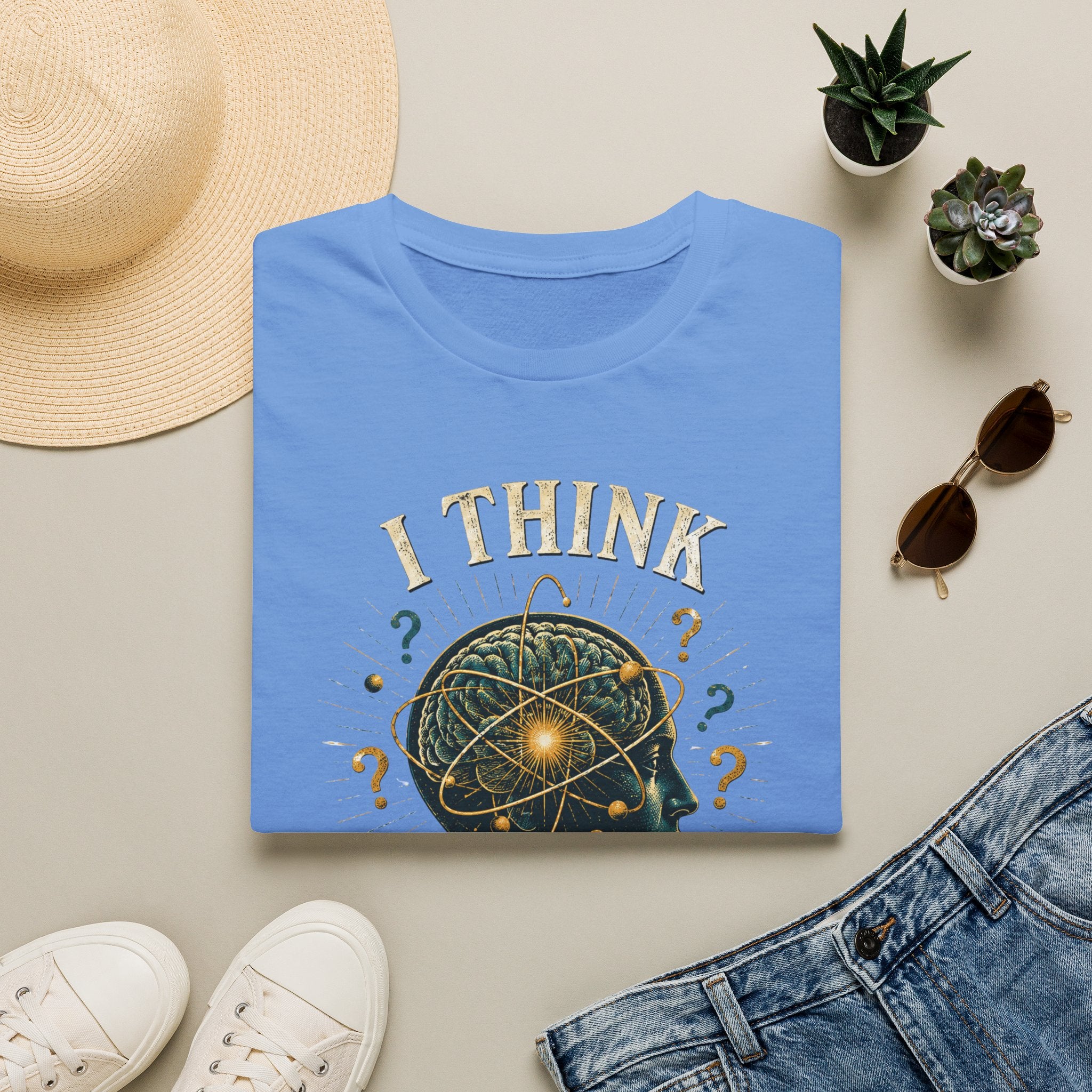 Questioning Mind T-Shirt — I Think Therefore I Question Graphic Tee