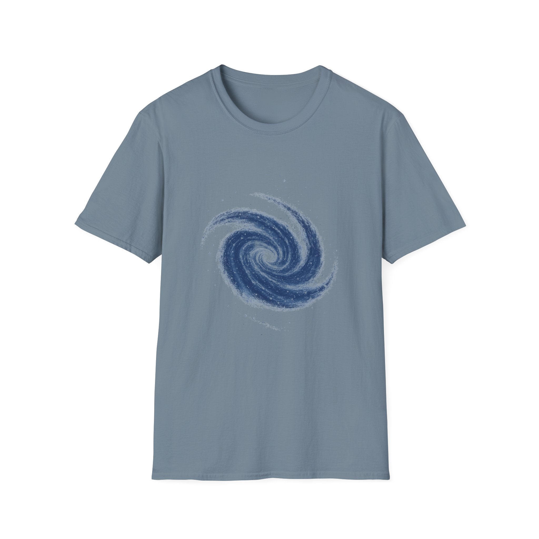Spiral Galaxy image Unisex Softstyle T-Shirt