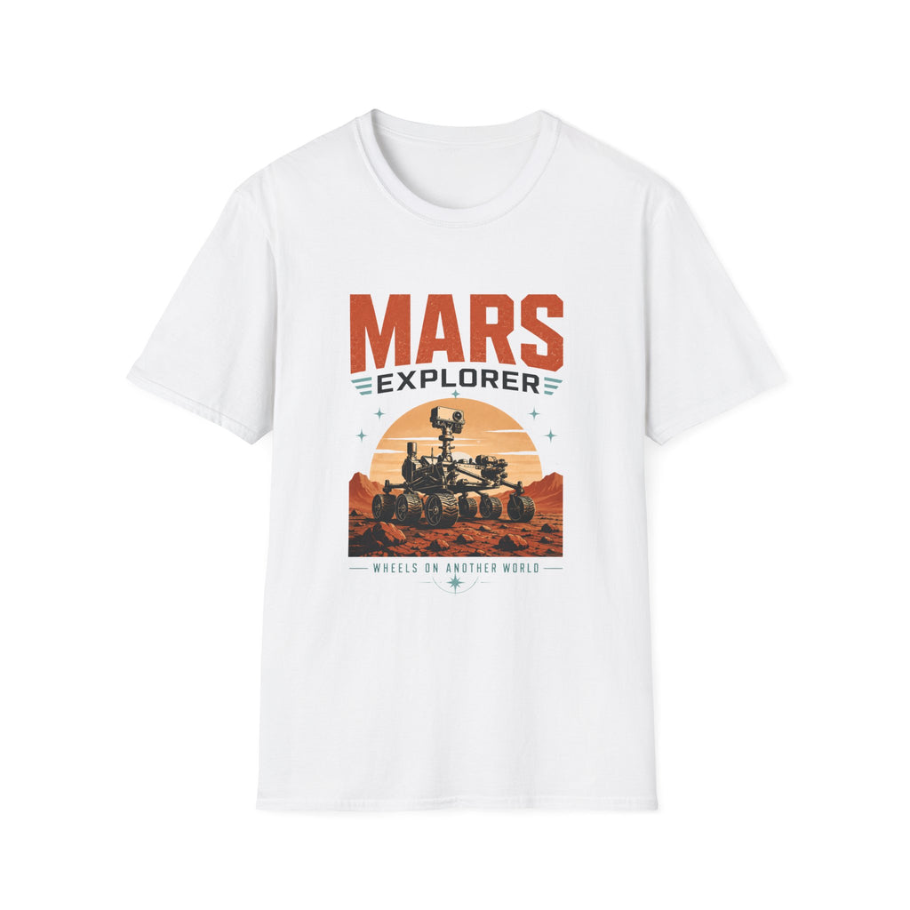 Mars Explorer T-Shirt — Retro Space Rover Graphic Tee