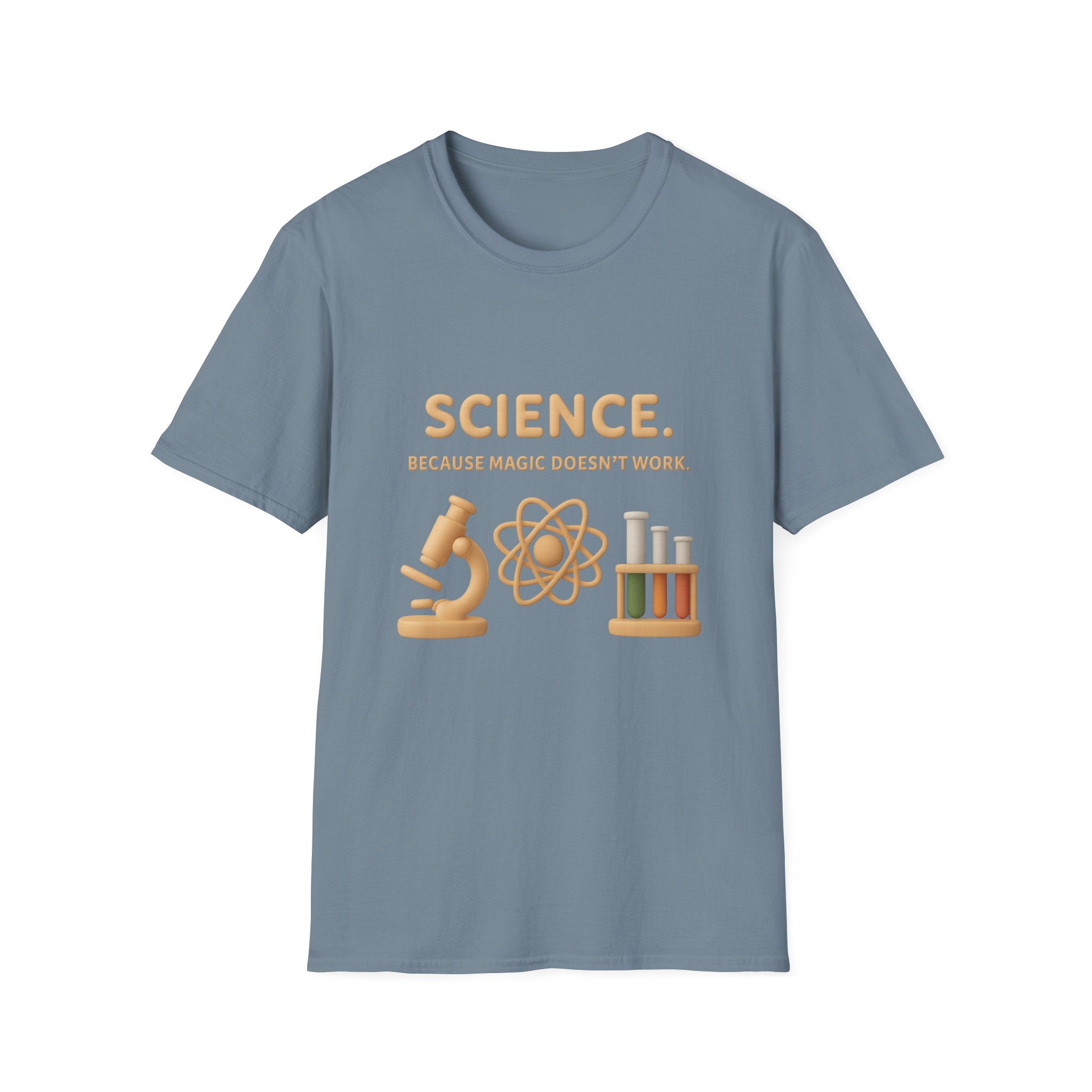 Science Because Magic Doesn't Work Unisex Softstyle T-Shirt