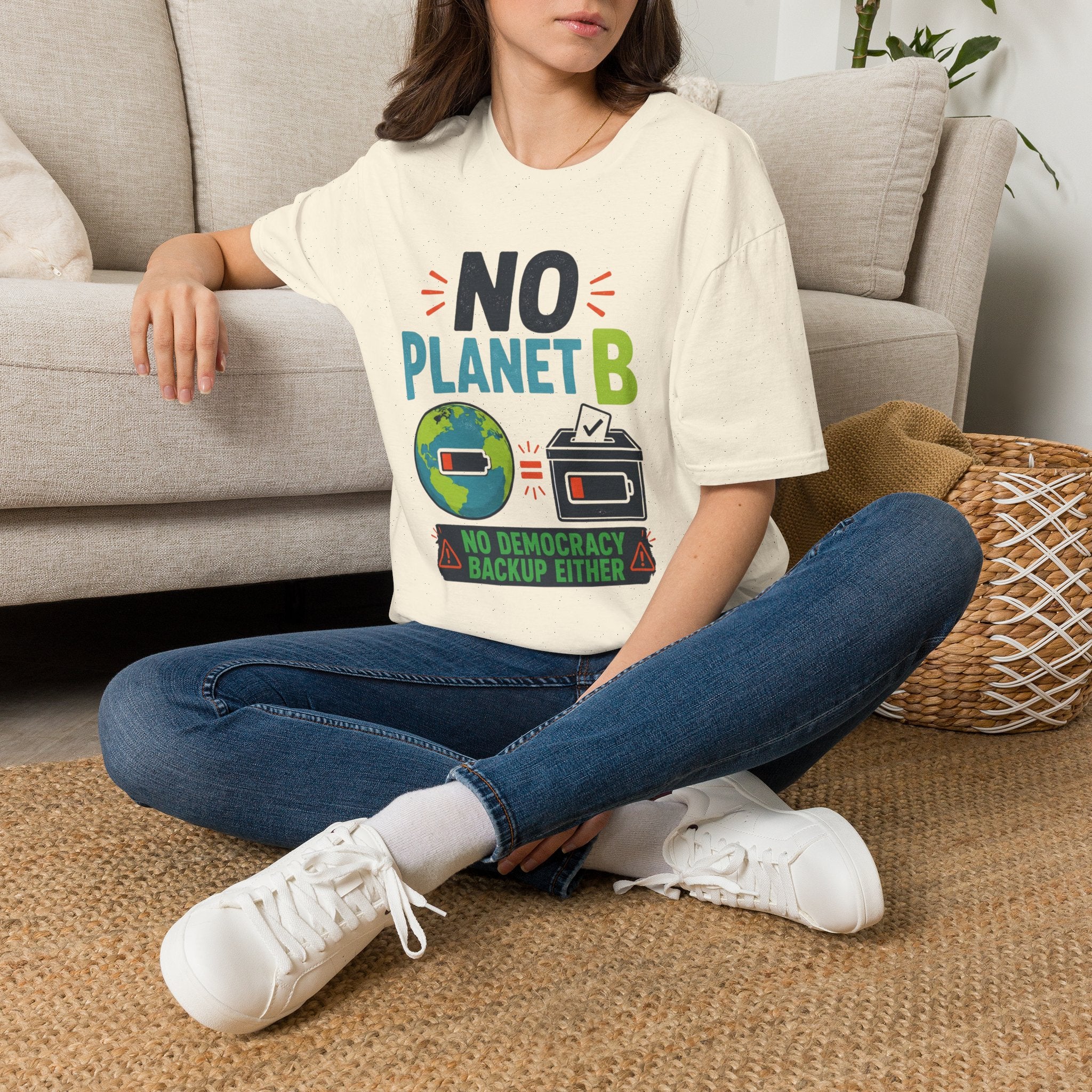 No Planet B T-Shirt — Eco Activist Climate Change Tee