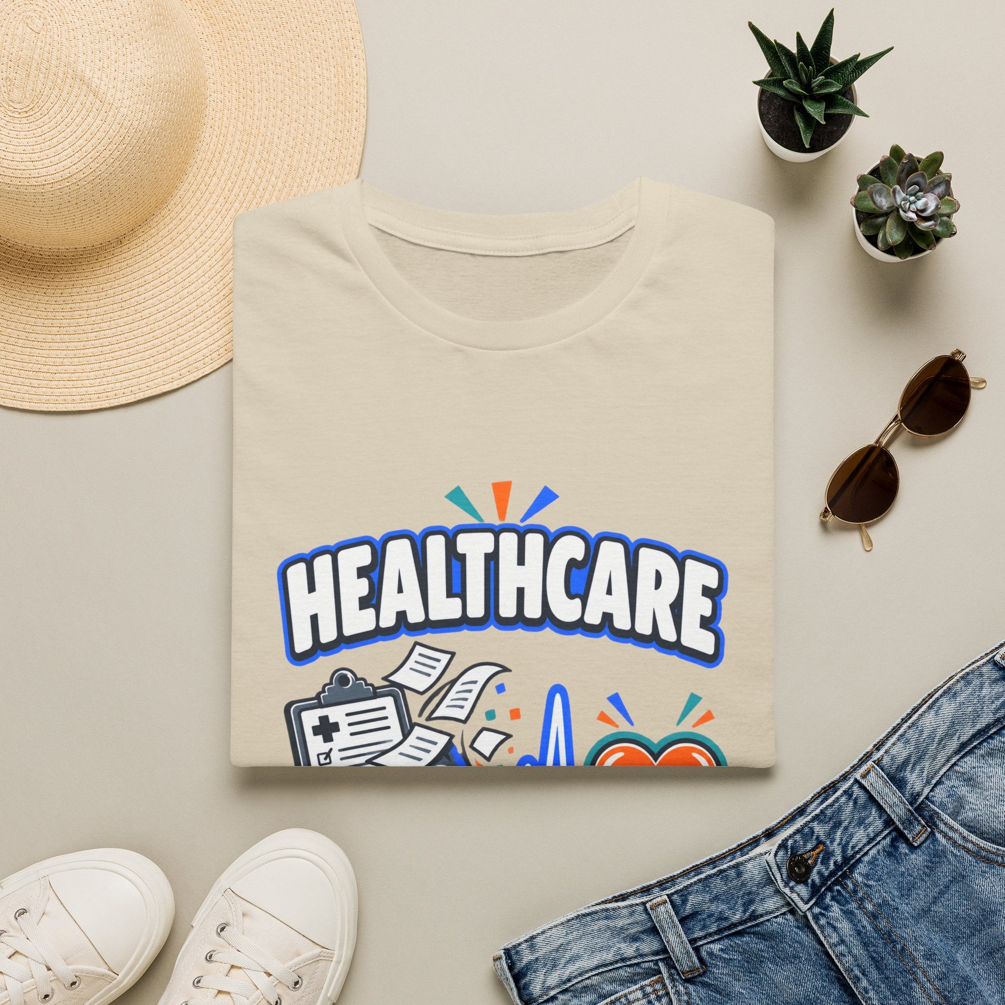 Healthcare T-Shirt — Funny "Less Paperwork, More Patients" Medical Appreciation Tee