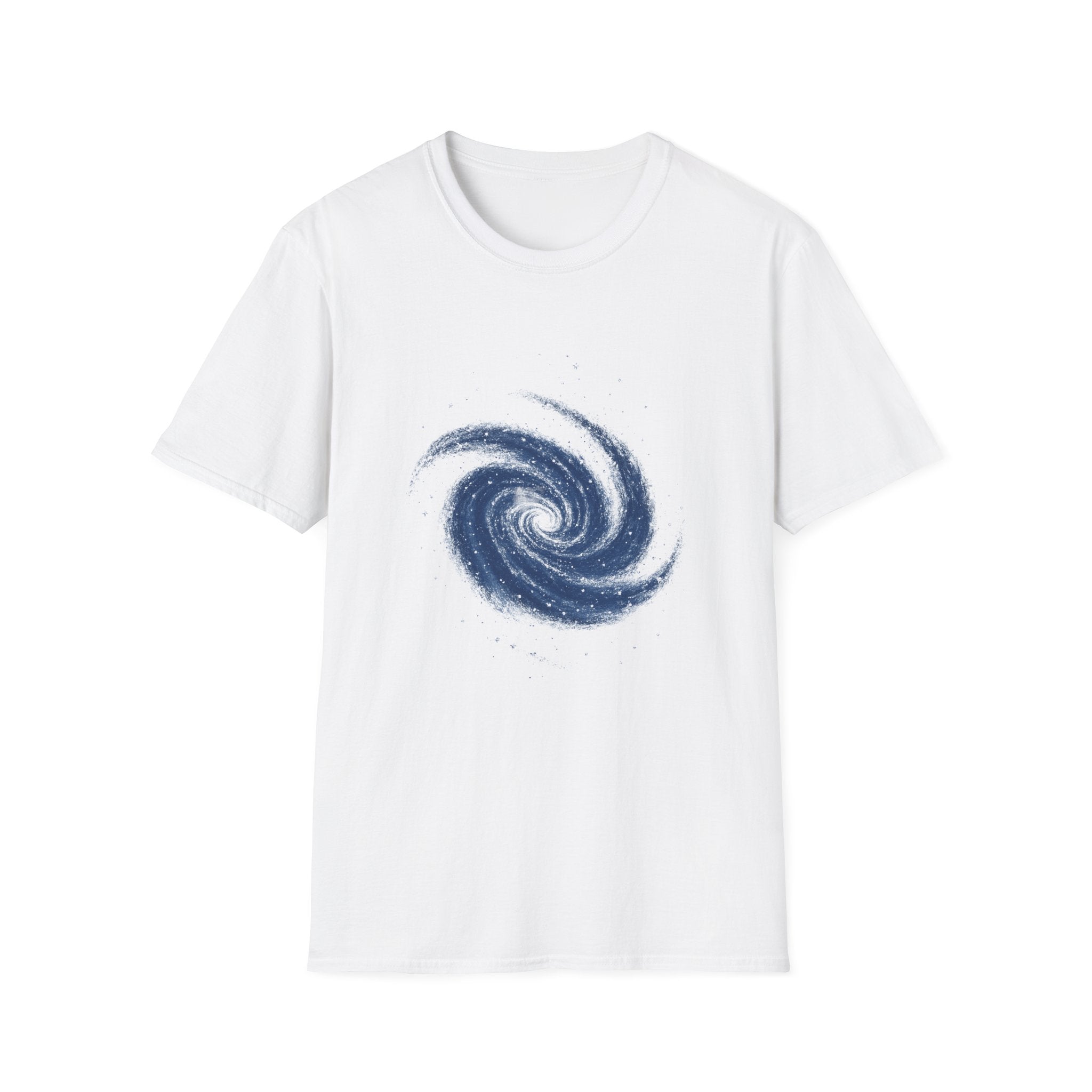Spiral Galaxy image Unisex Softstyle T-Shirt