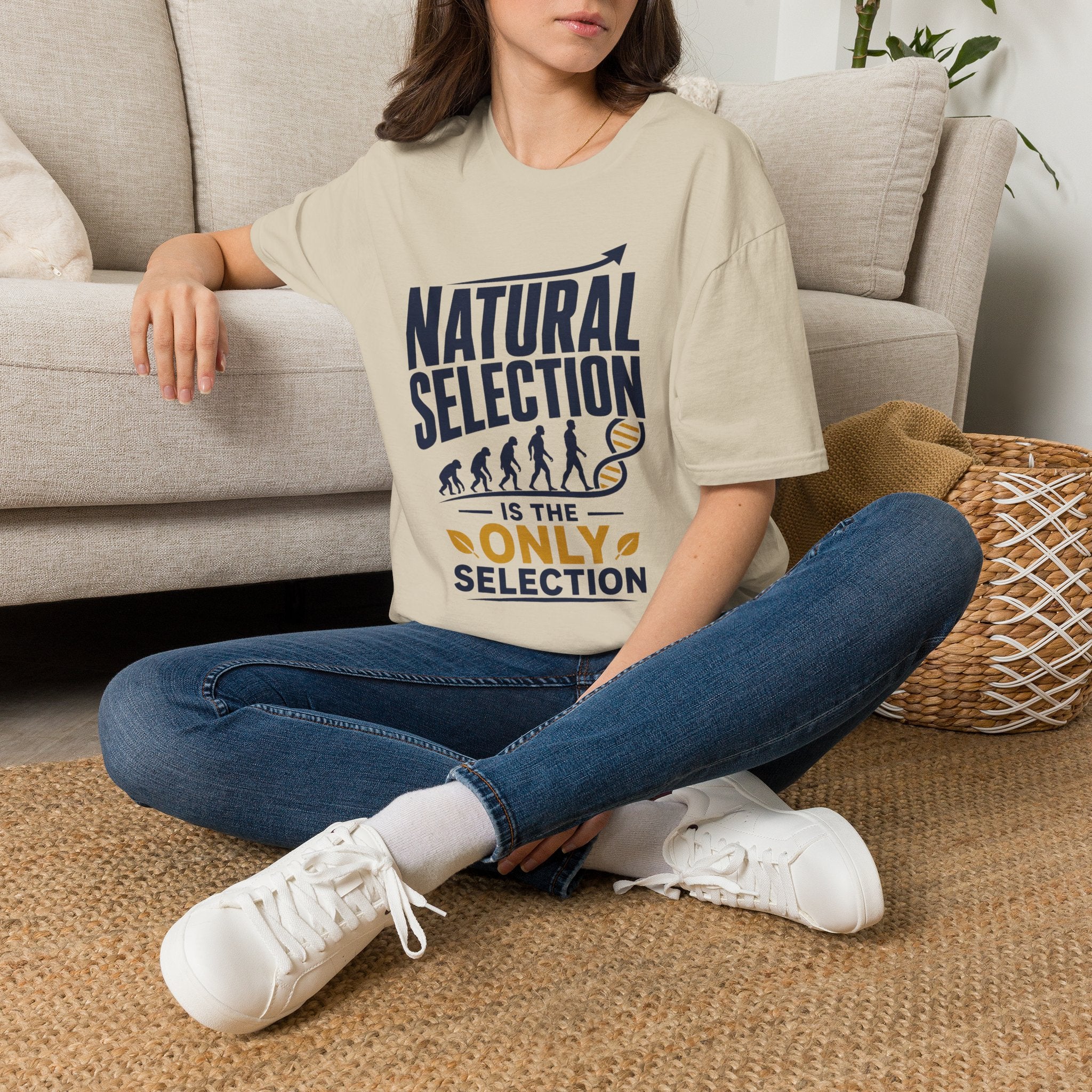Natural Selection T-Shirt — "Natural Selection Is The Only Selection" Evolution Graphic Tee