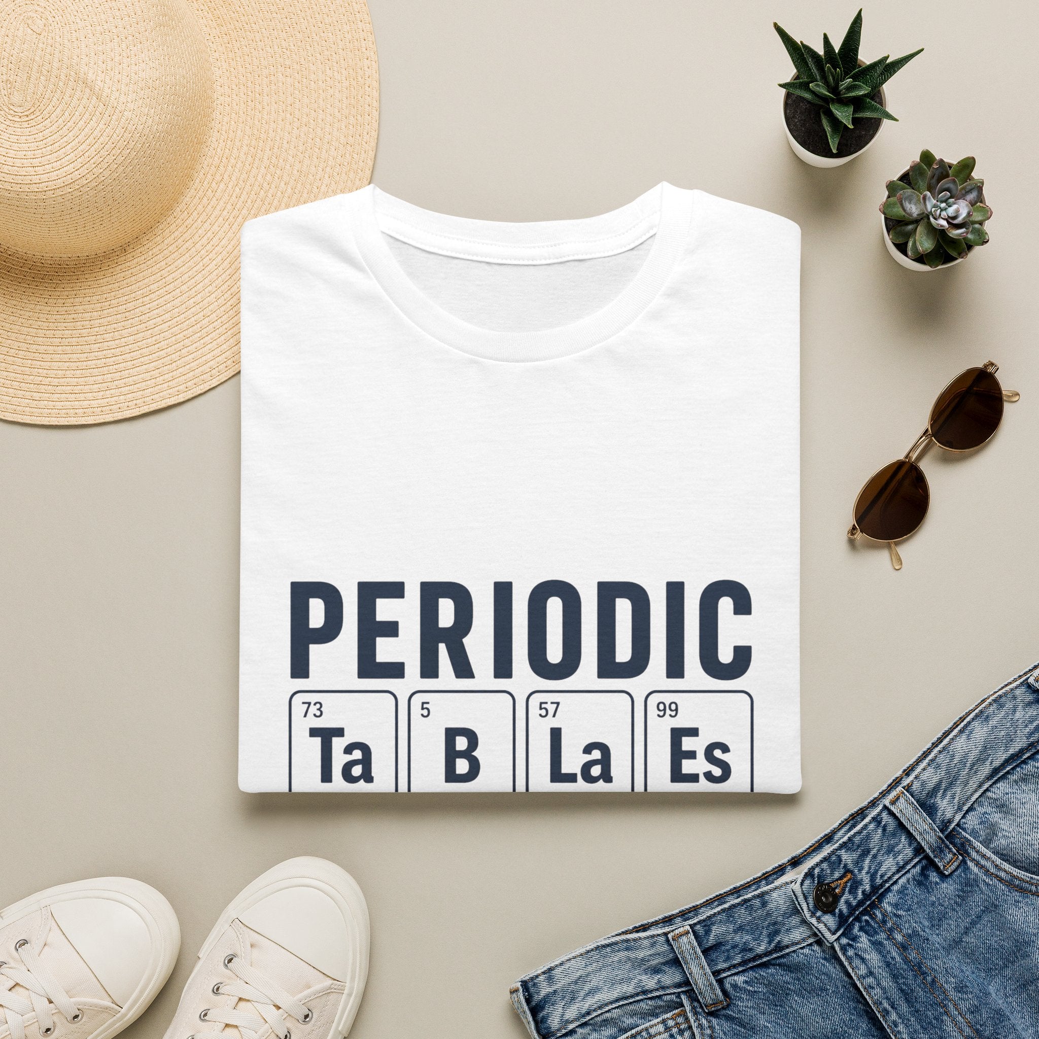 Periodic Tables Humor Graphic Tee (Periodic Human Chemistry Design)