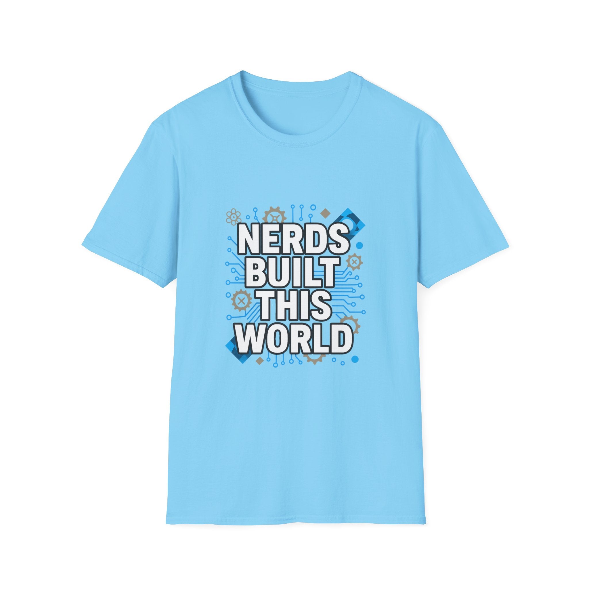 Nerds Built this World Unisex Softstyle T-Shirt