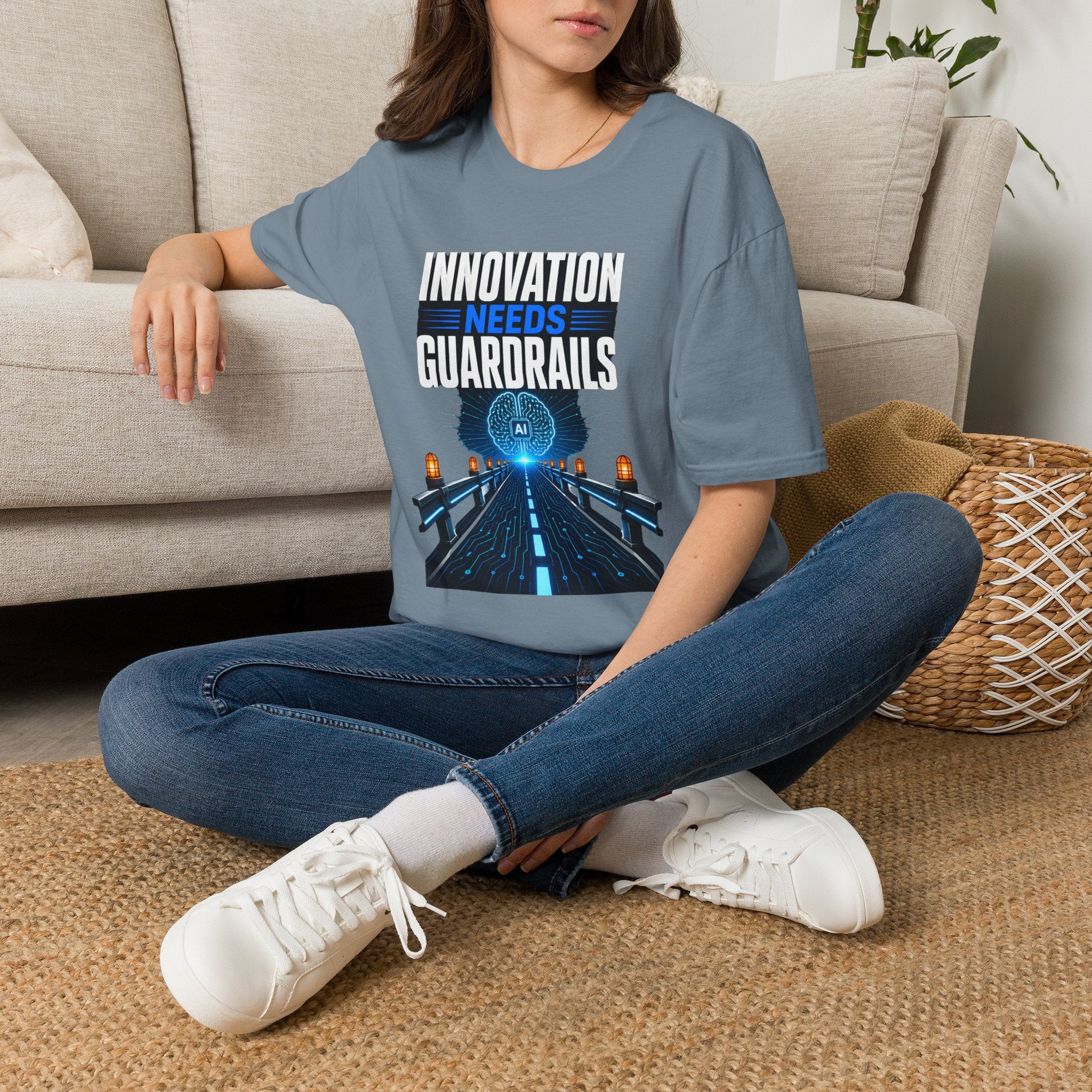 Innovation Needs Guardrails T-Shirt — AI Ethics & Responsible Tech Tee