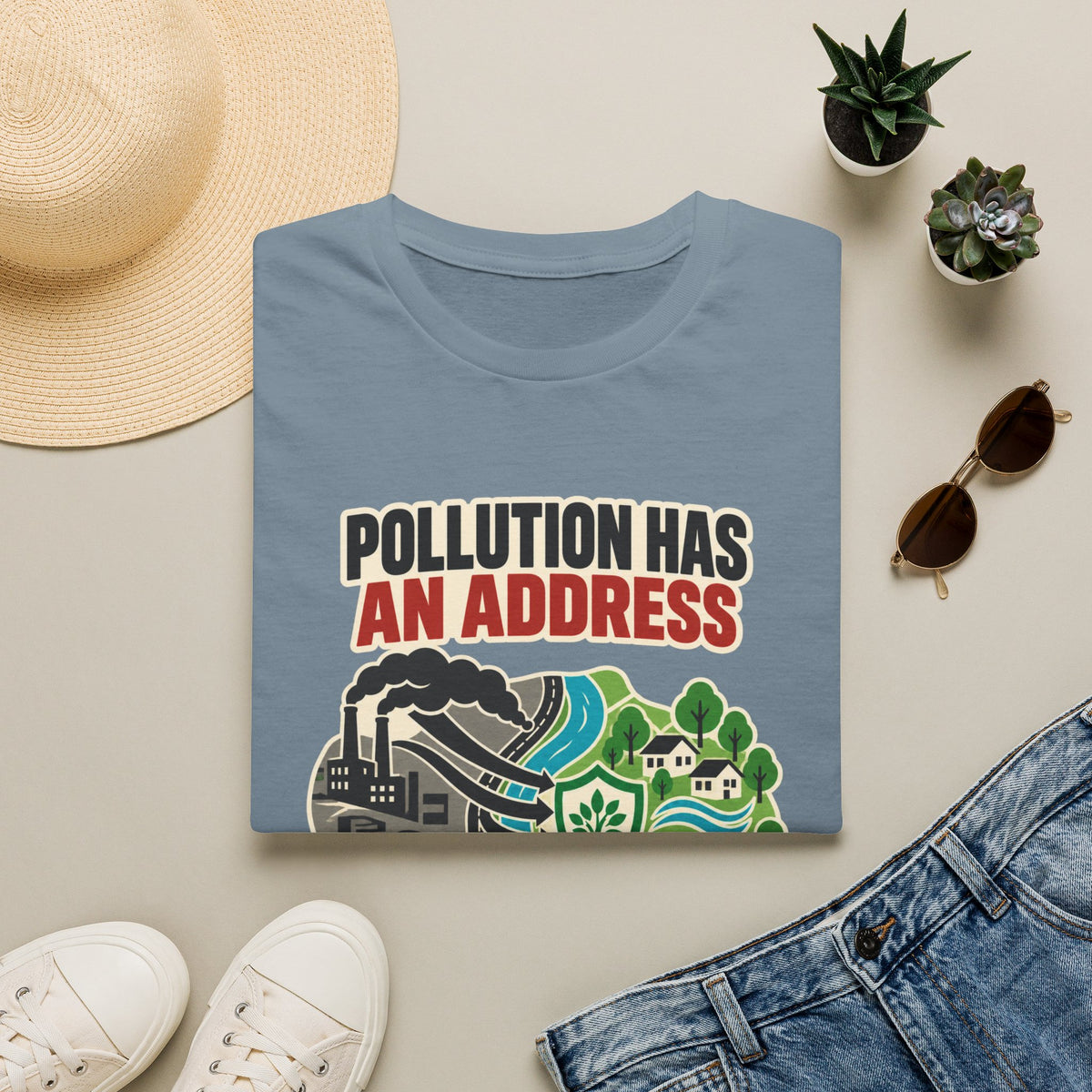 Pollution Has An Address Environmental Justice Tee