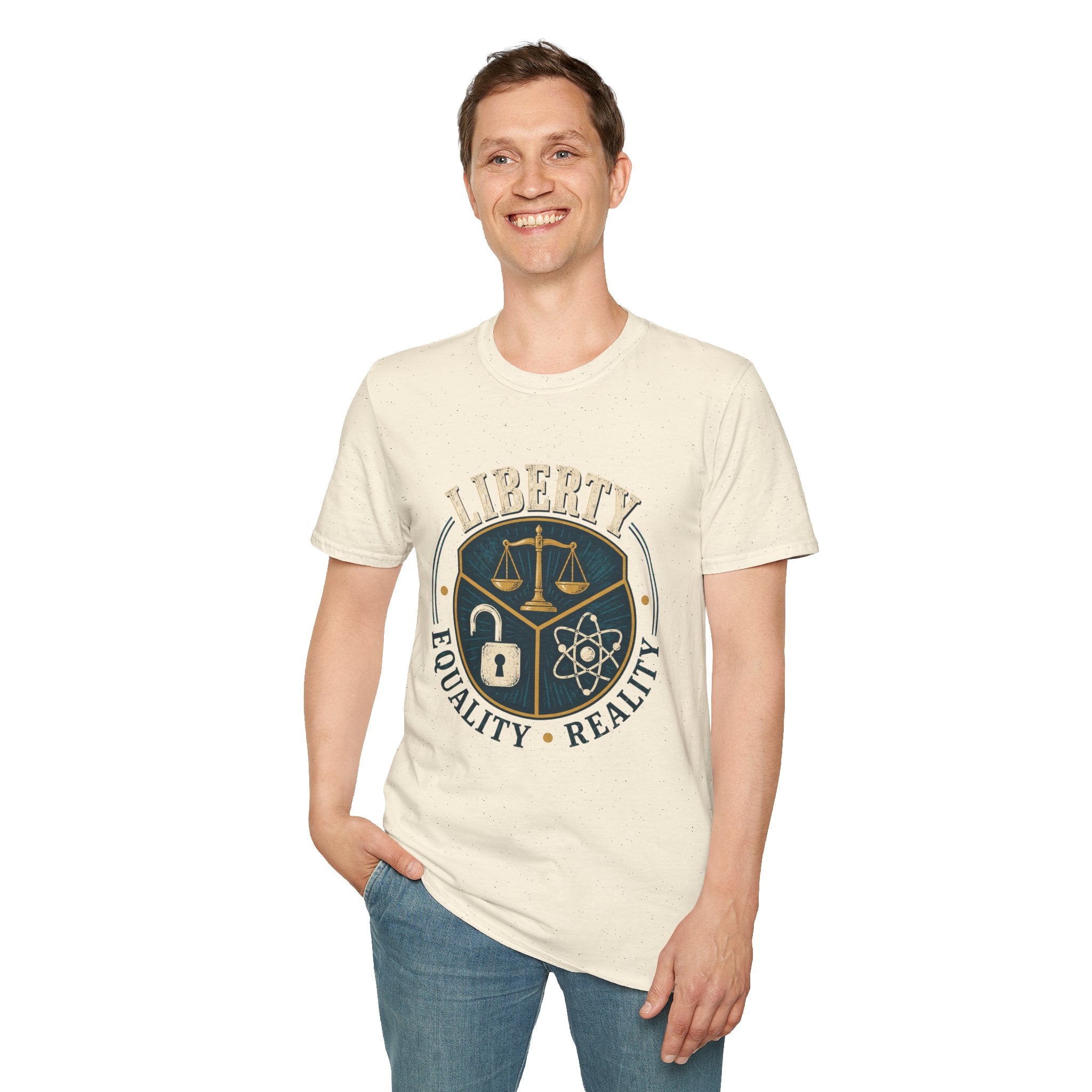 Liberty Scales T-Shirt — Equality • Reality Graphic Tee