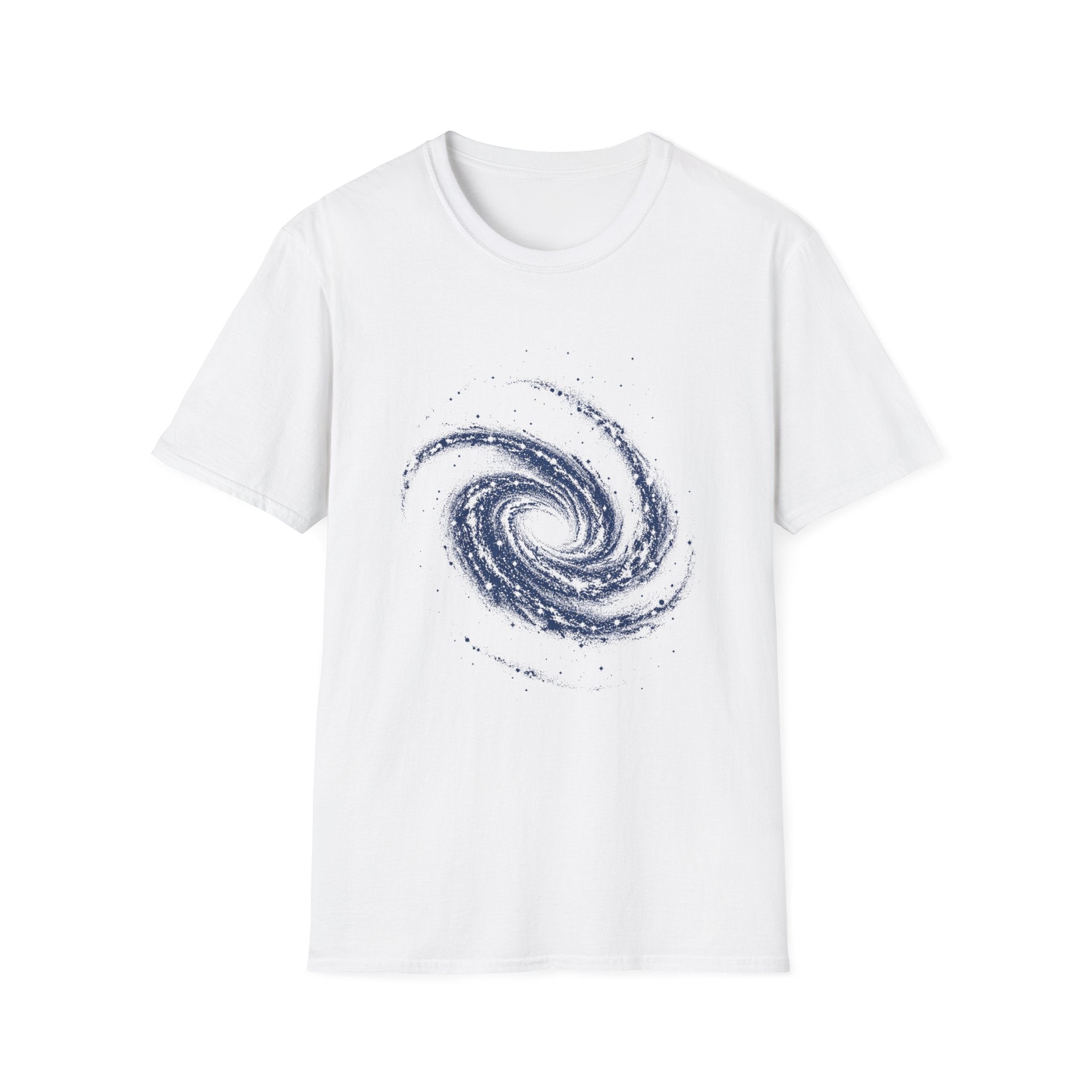 Spiral Galaxy image Unisex Softstyle T-Shirt