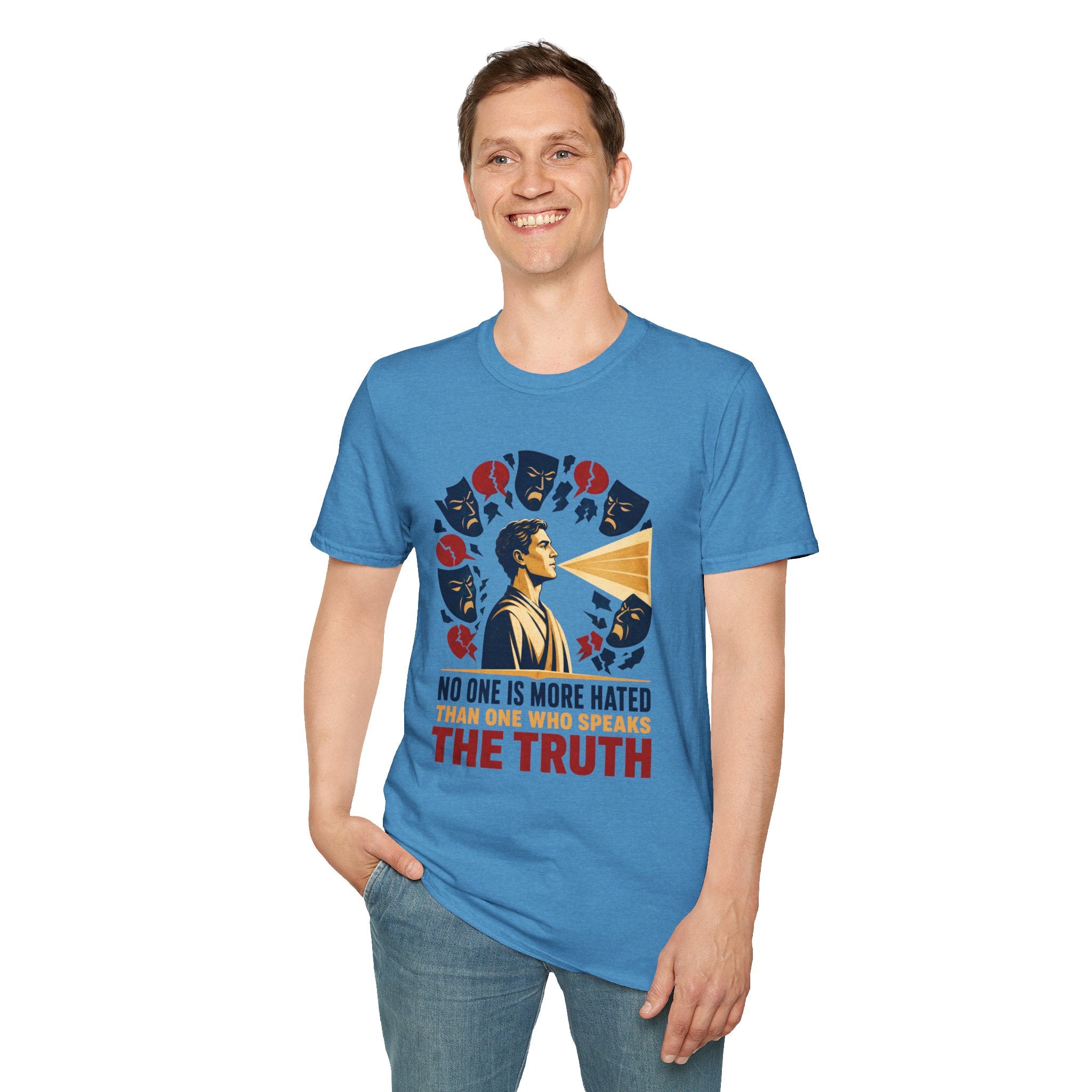 "No One Is More Hated Than One Who Speaks The Truth" Inspirational Graphic Tee