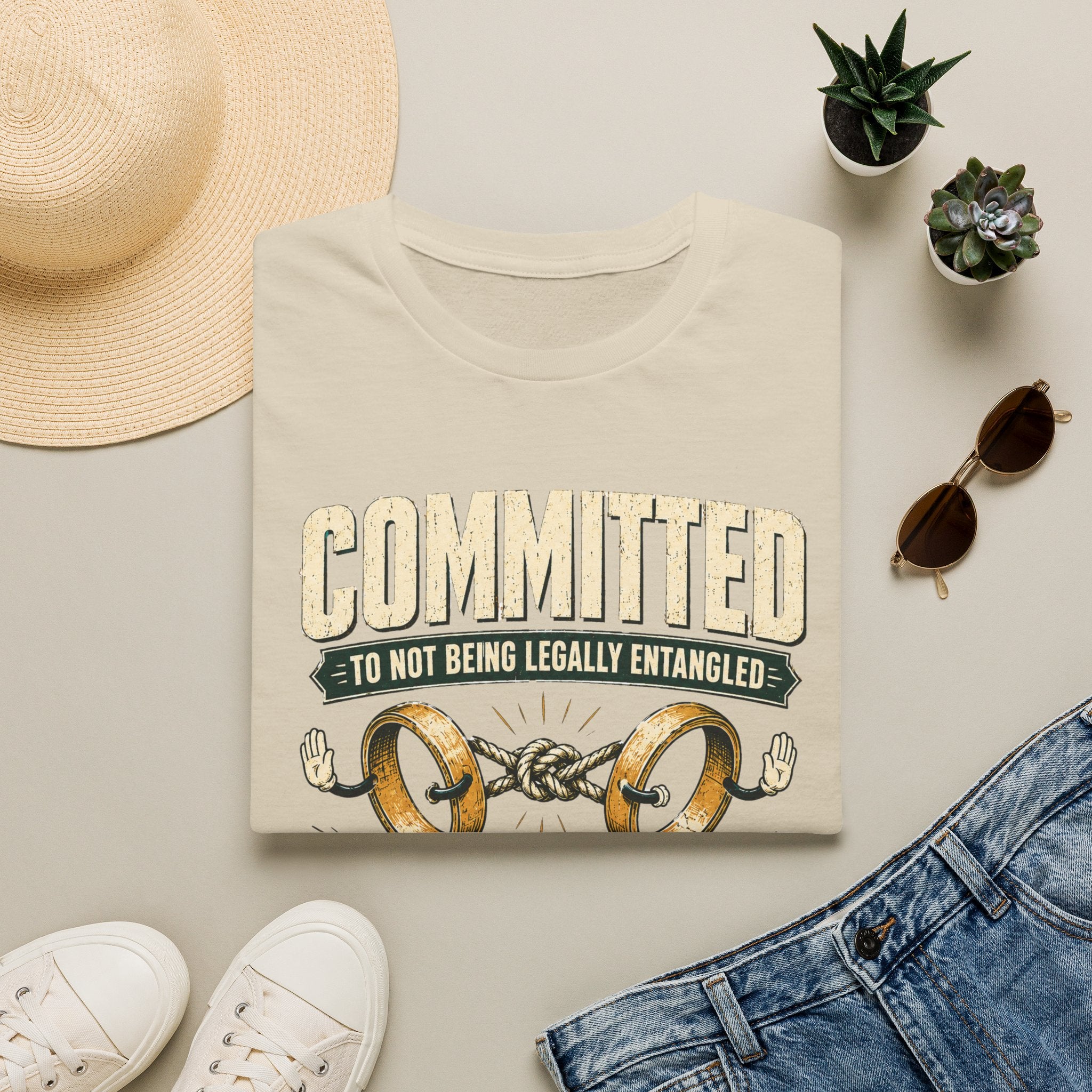 Committed to Not Being Legally Entangled T-Shirt