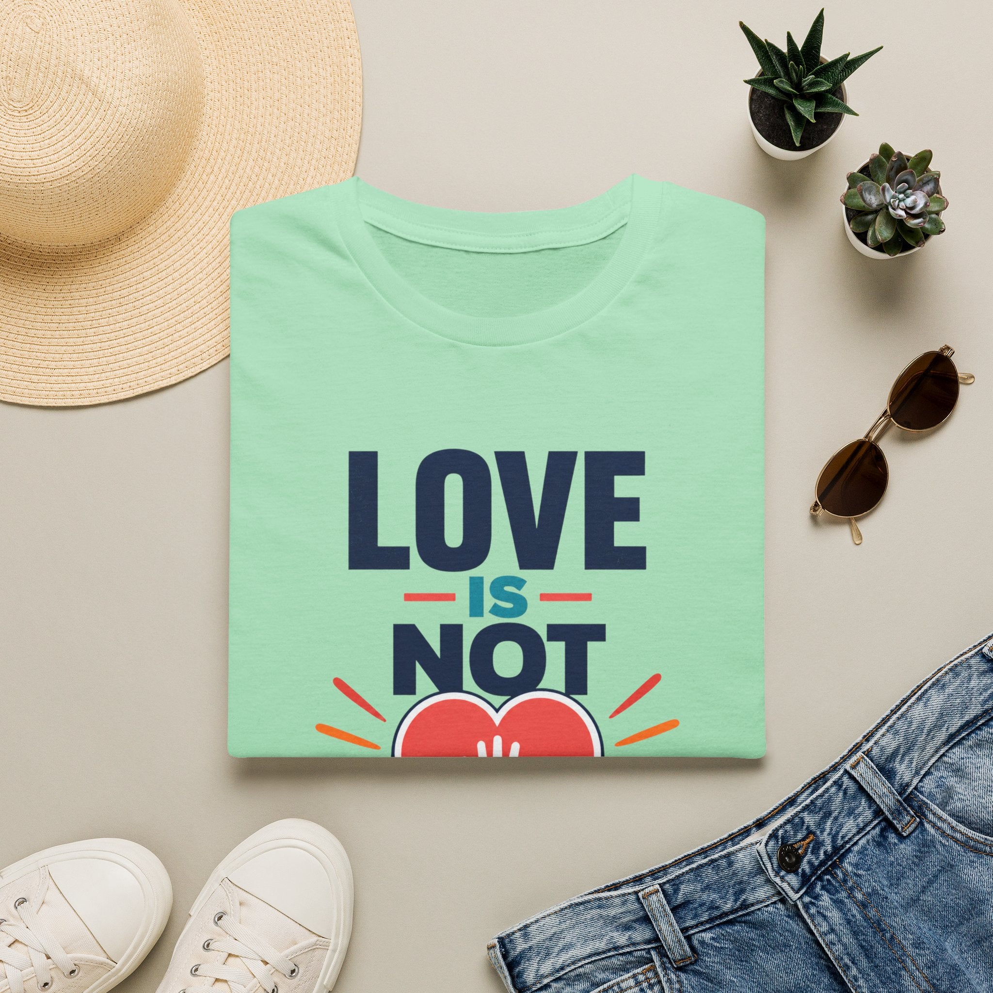 Love Is Not Up For Debate T-Shirt — Heart & Peace Equality Tee