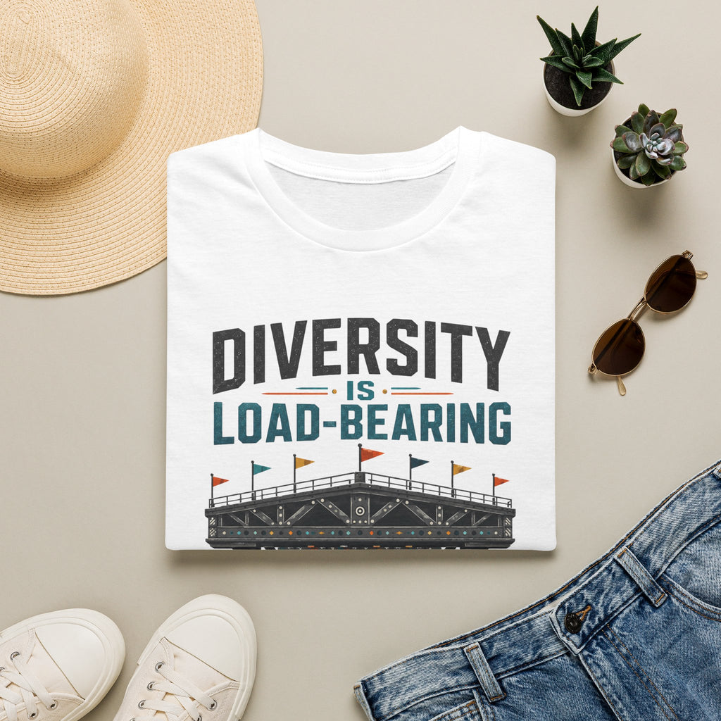 Diversity Is Load-Bearing T-Shirt — Inclusive Strength Graphic Tee
