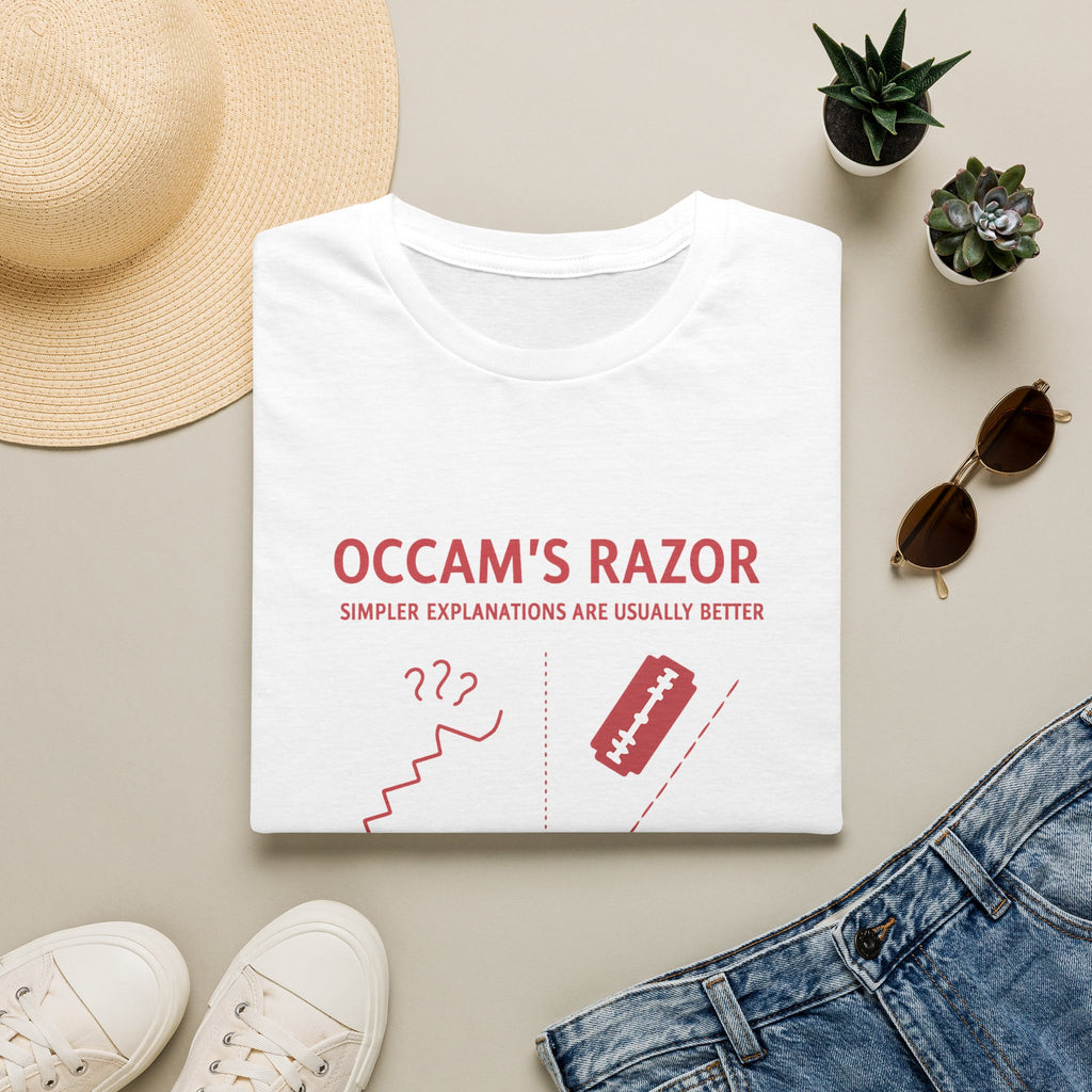 Occam's Razor T-Shirt — Keep It Simple Philosophy Tee