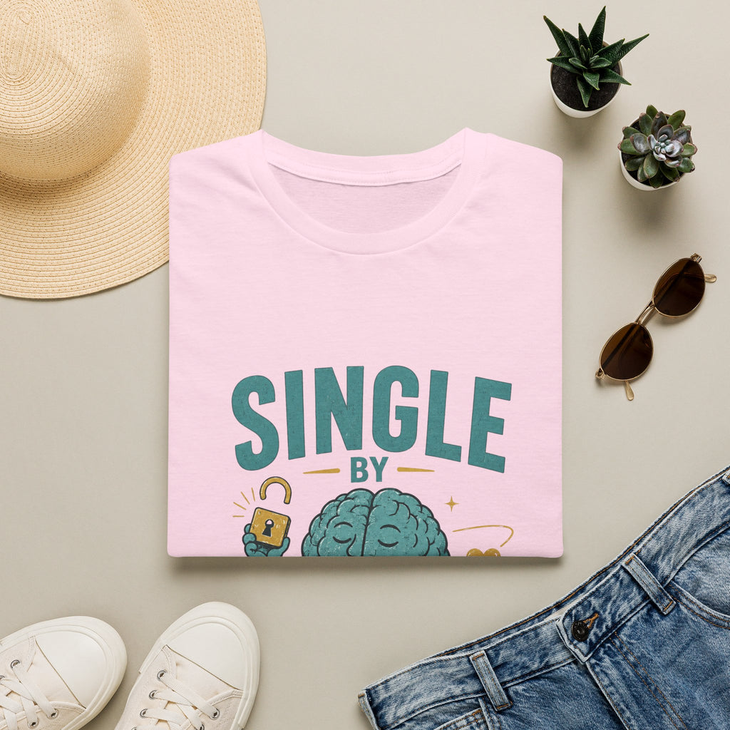Single By Reason T-Shirt — Funny Single Brain Graphic Tee