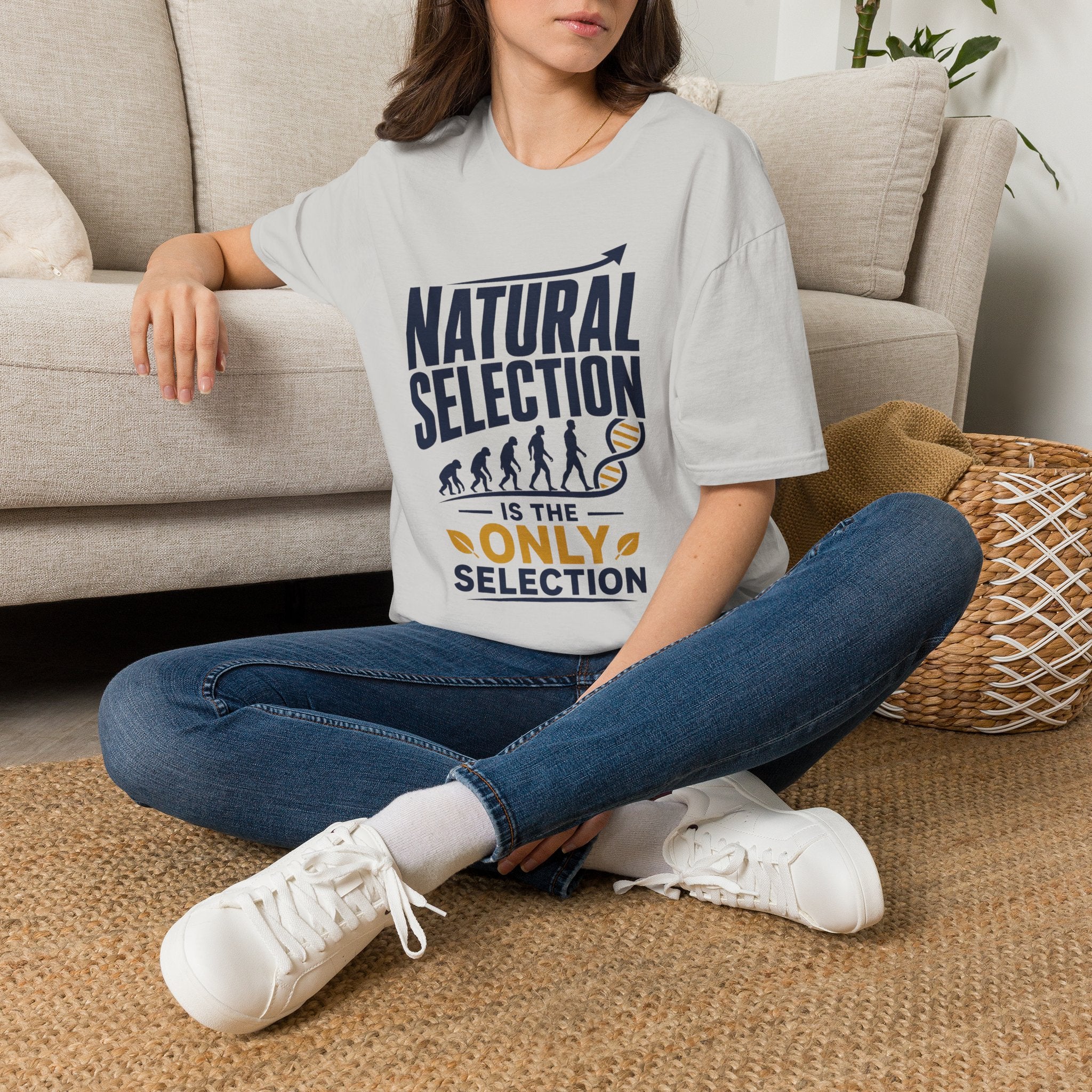 Natural Selection T-Shirt — "Natural Selection Is The Only Selection" Evolution Graphic Tee
