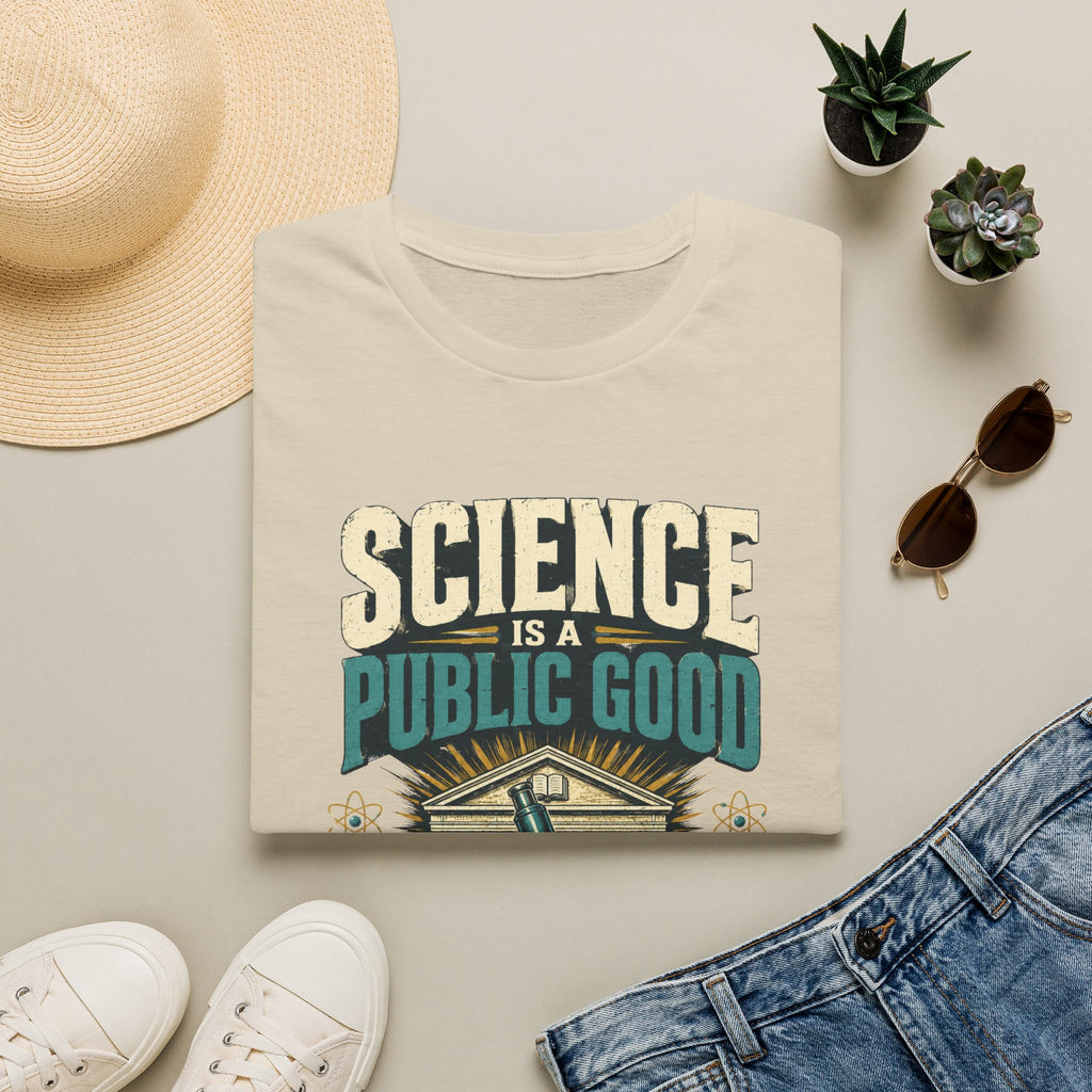 Science Is a Public Good T‑Shirt — Retro STEM Advocacy Tee