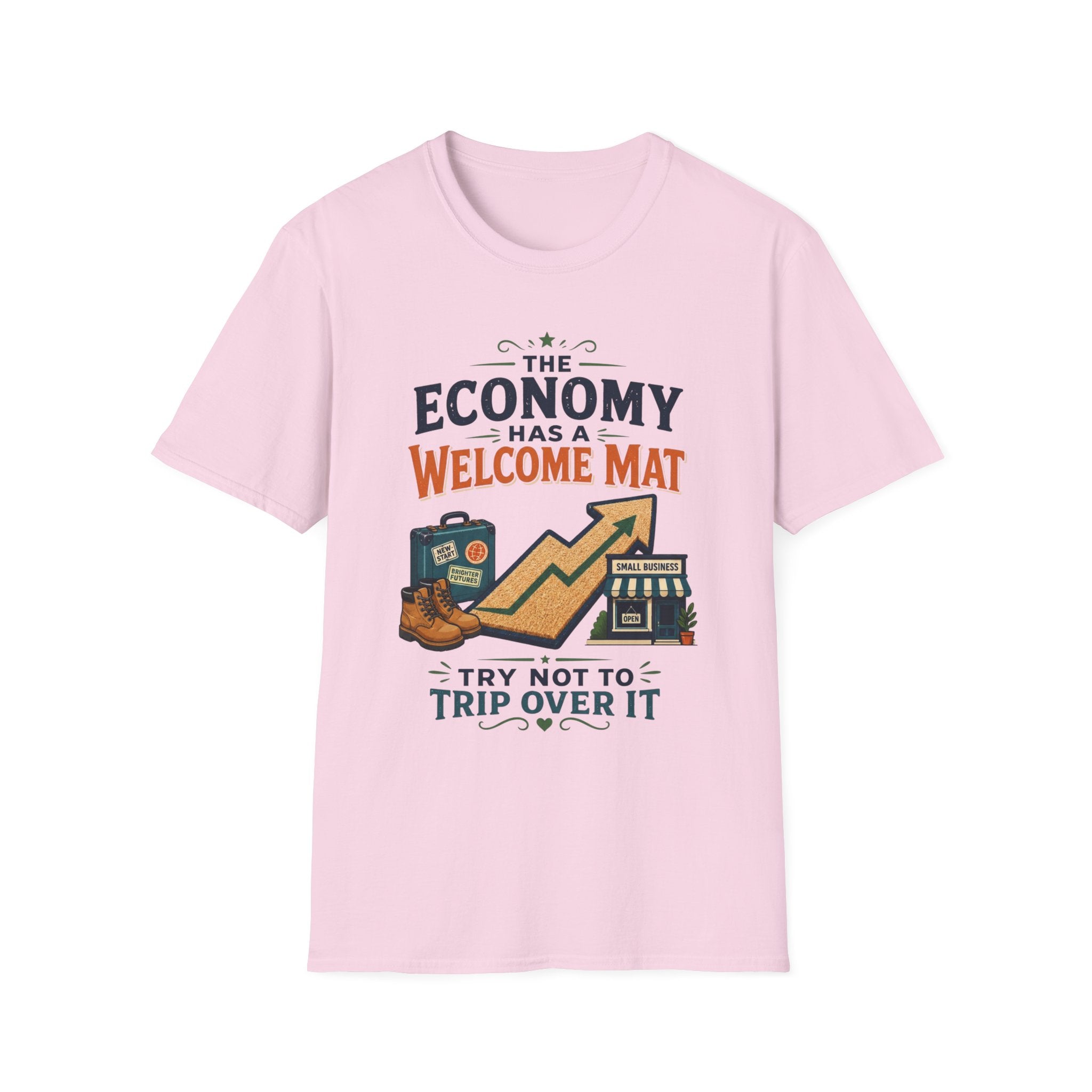 "The Economy Has a Welcome Mat" Graphic Tee