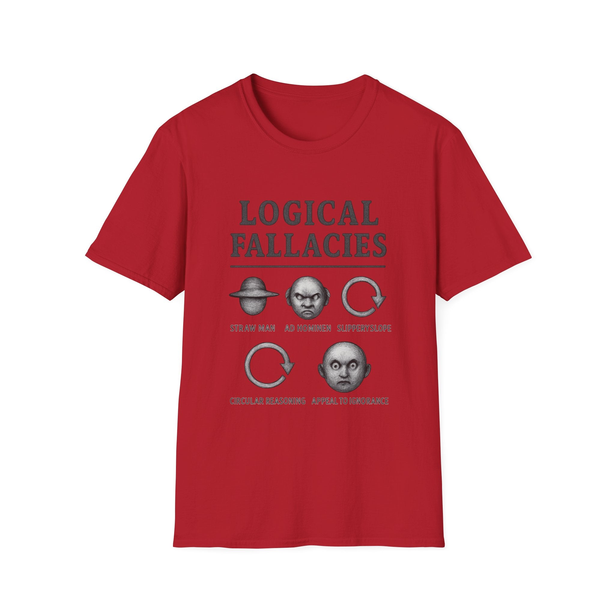 Logical Fallacies Unisex Softstyle T-Shirt