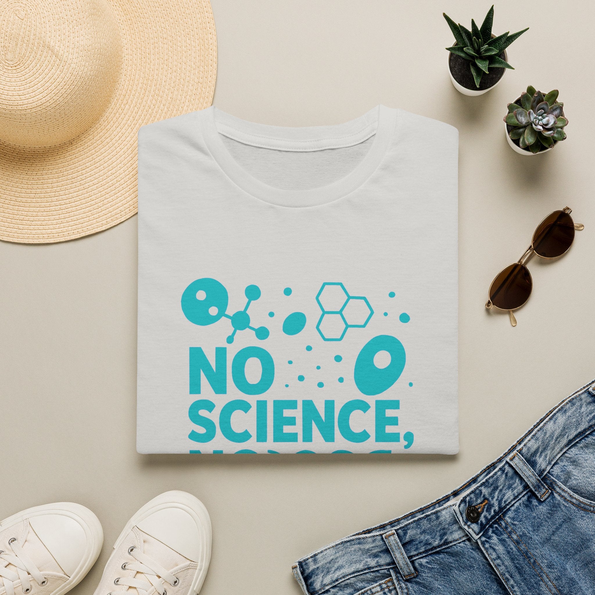 Science Lover T‑Shirt — "No Science, No Future" Graphic Tee