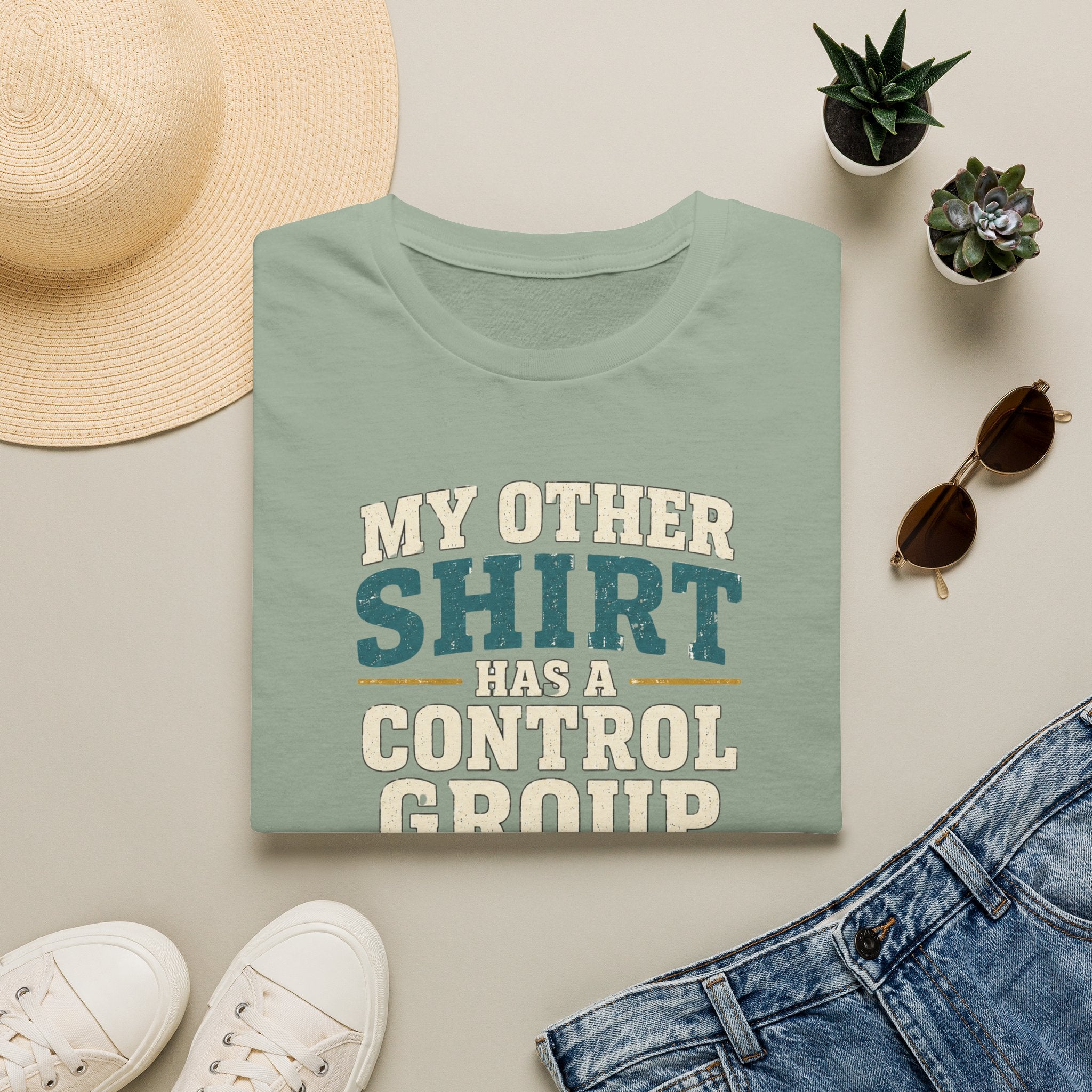 Funny Science T-Shirt — "My Other Shirt Has a Control Group"