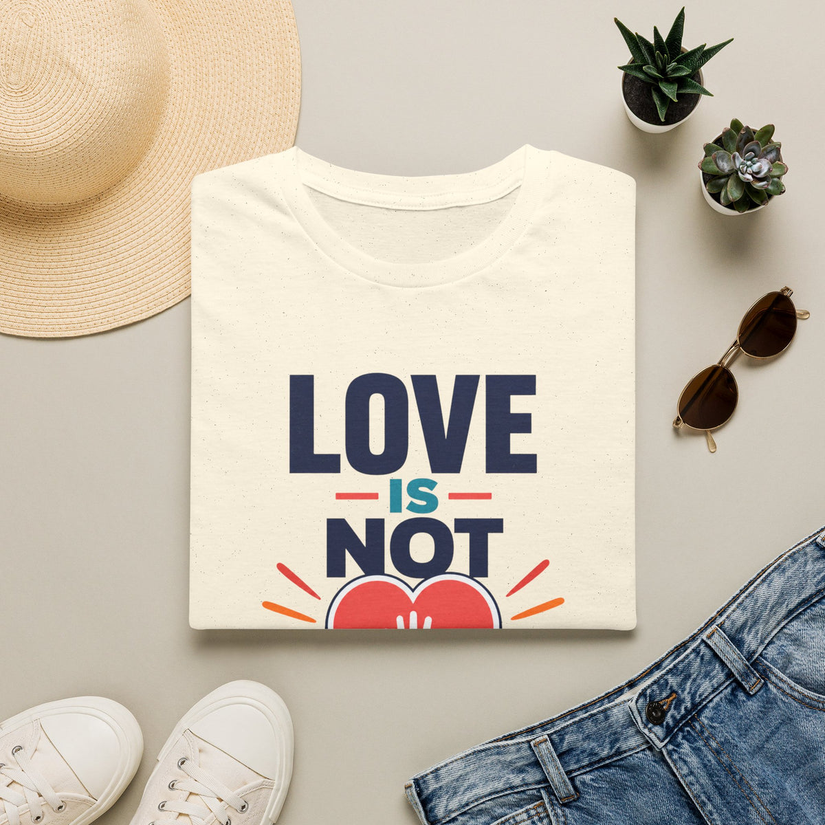 Love Is Not Up For Debate T-Shirt — Heart & Peace Equality Tee