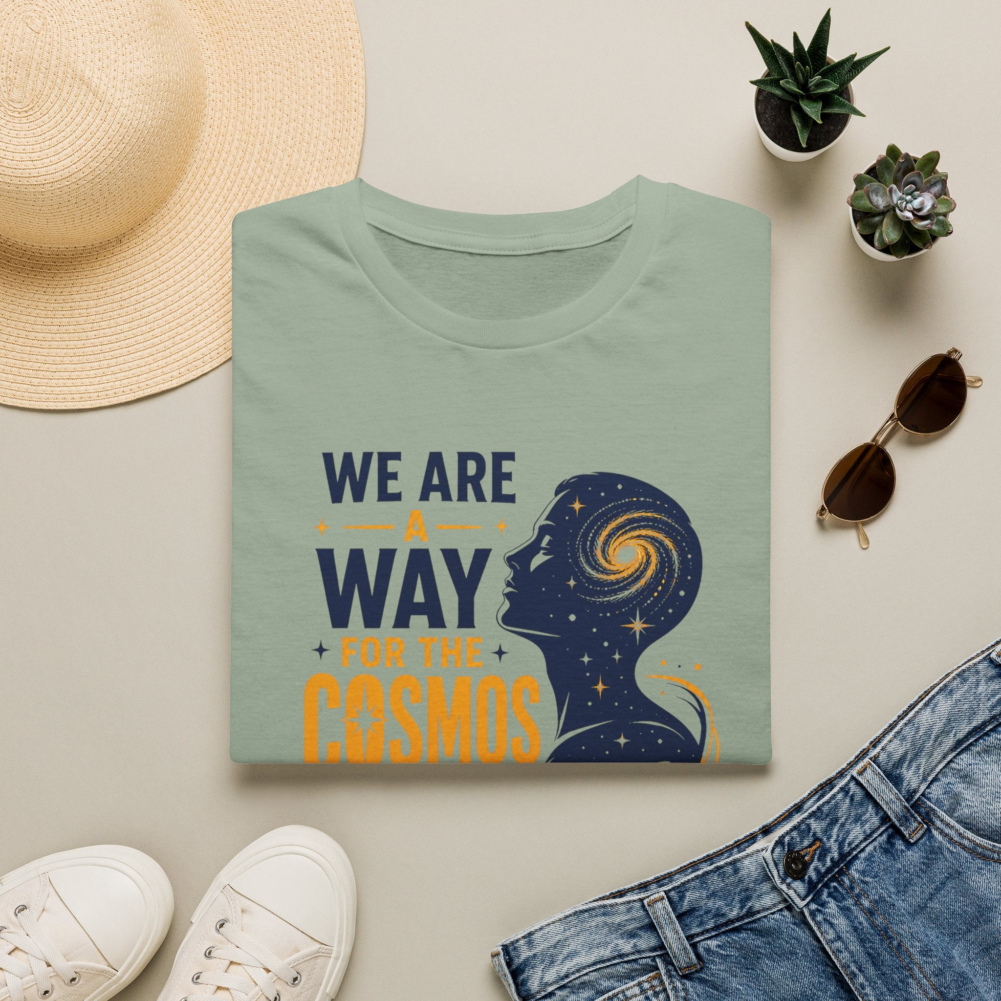 Cosmos Quote T-Shirt — "We Are A Way For The Cosmos To Know Itself"