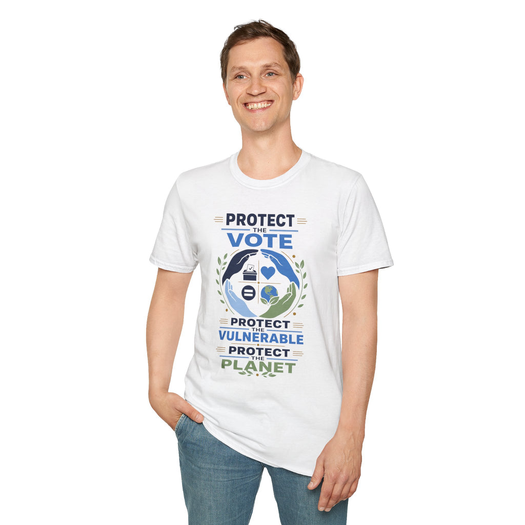 Protect the Vote T-Shirt — Voter Rights & Planet Protection Tee