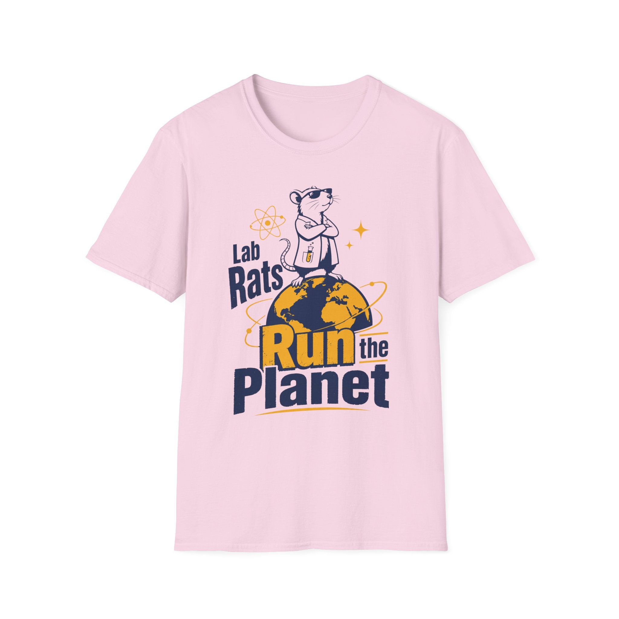 Lab Rats Run the Planet Unisex Softstyle T-Shirt