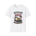 Discipline Is Hard At First T-Shirt — Motivational Timepiece Graphic Tee