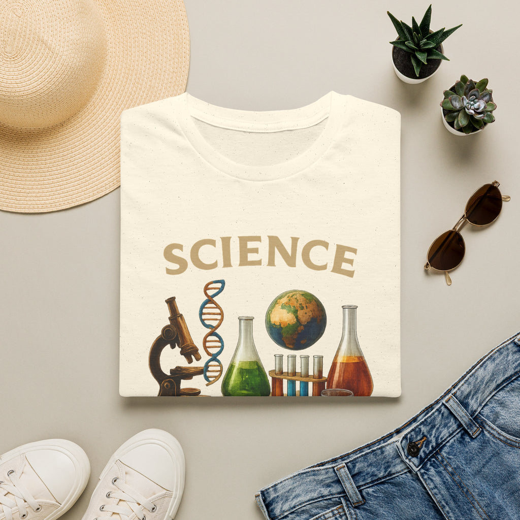 Science Graphic T-Shirt — 'Science: Just the Facts, Please' Casual Tee