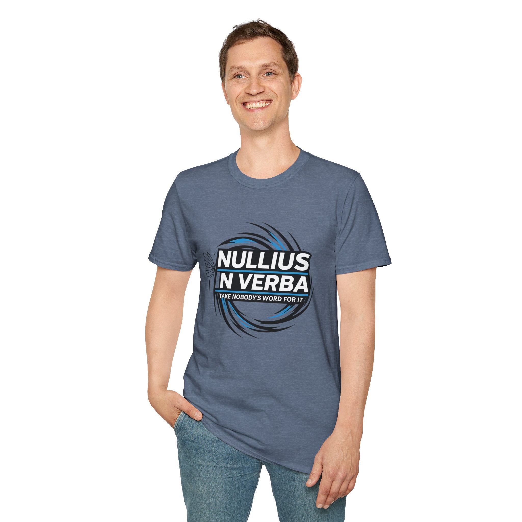 "Nullius in Verba" Latin Motto Tee (I Take Nobody’s Word For It)