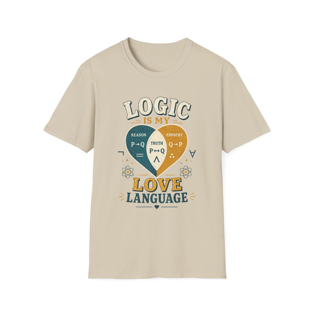 Logic Is My Love Language T-Shirt — Venn Diagram Math Humor Tee