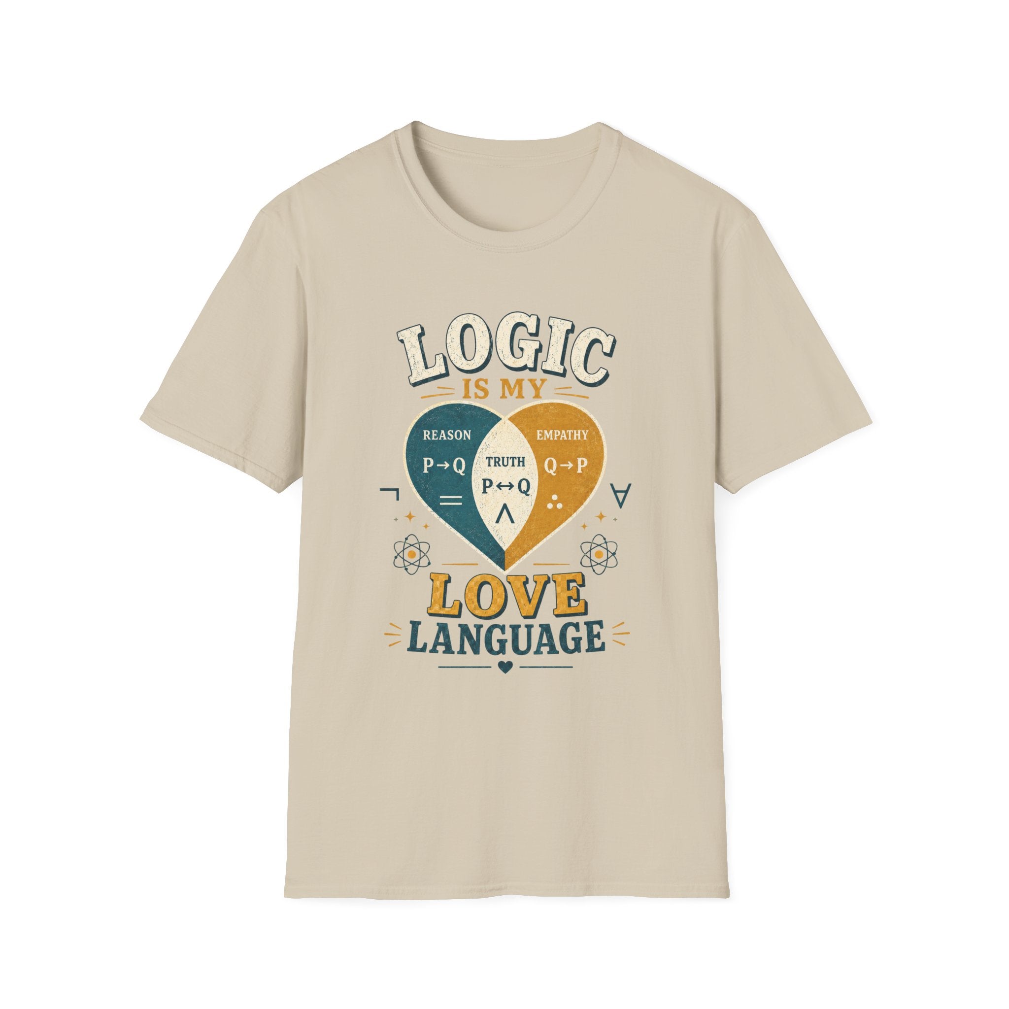 Logic Is My Love Language T-Shirt — Venn Diagram Math Humor Tee