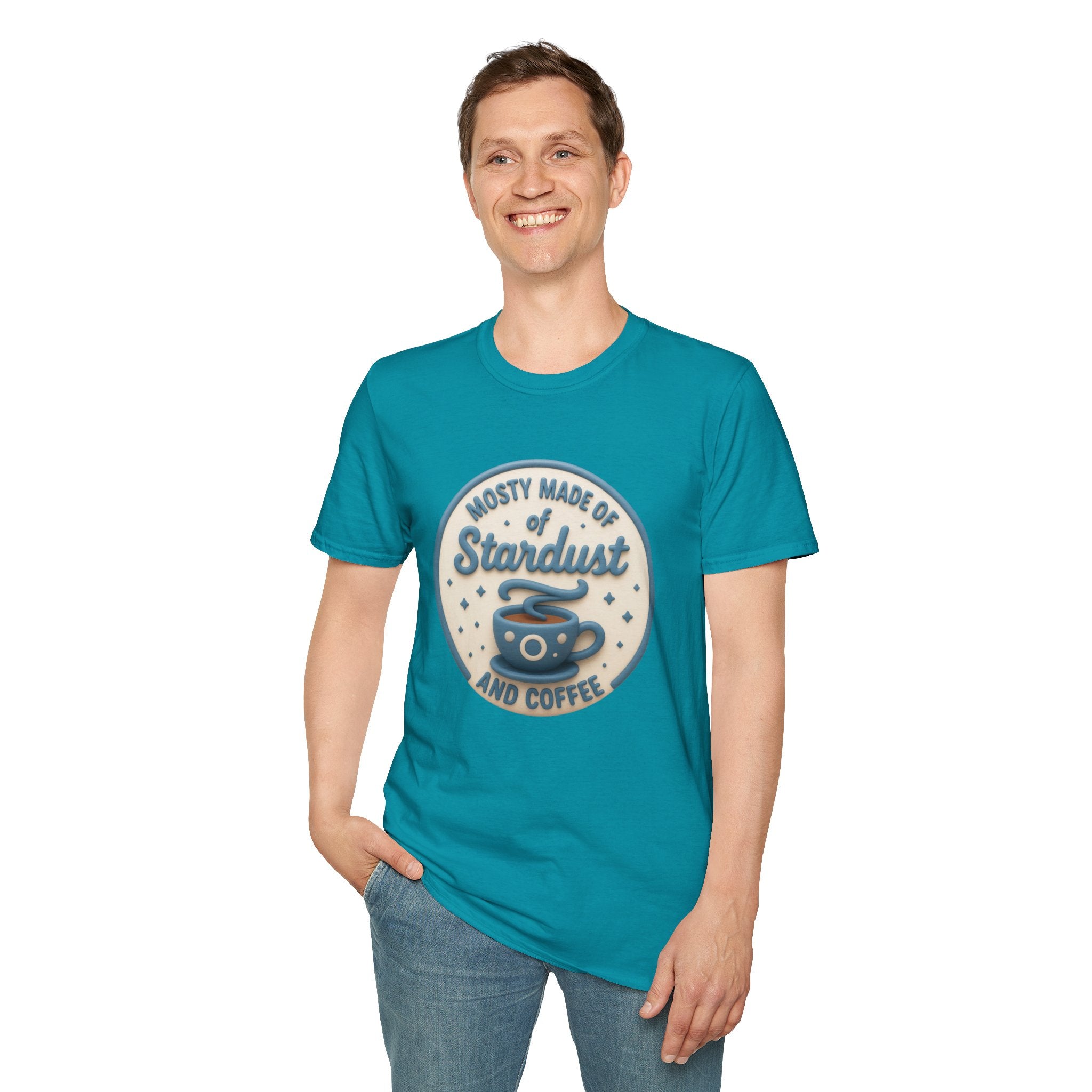 Stardust & Coffee T-Shirt – "Mostly Made of Stardust" Retro Graphic Tee