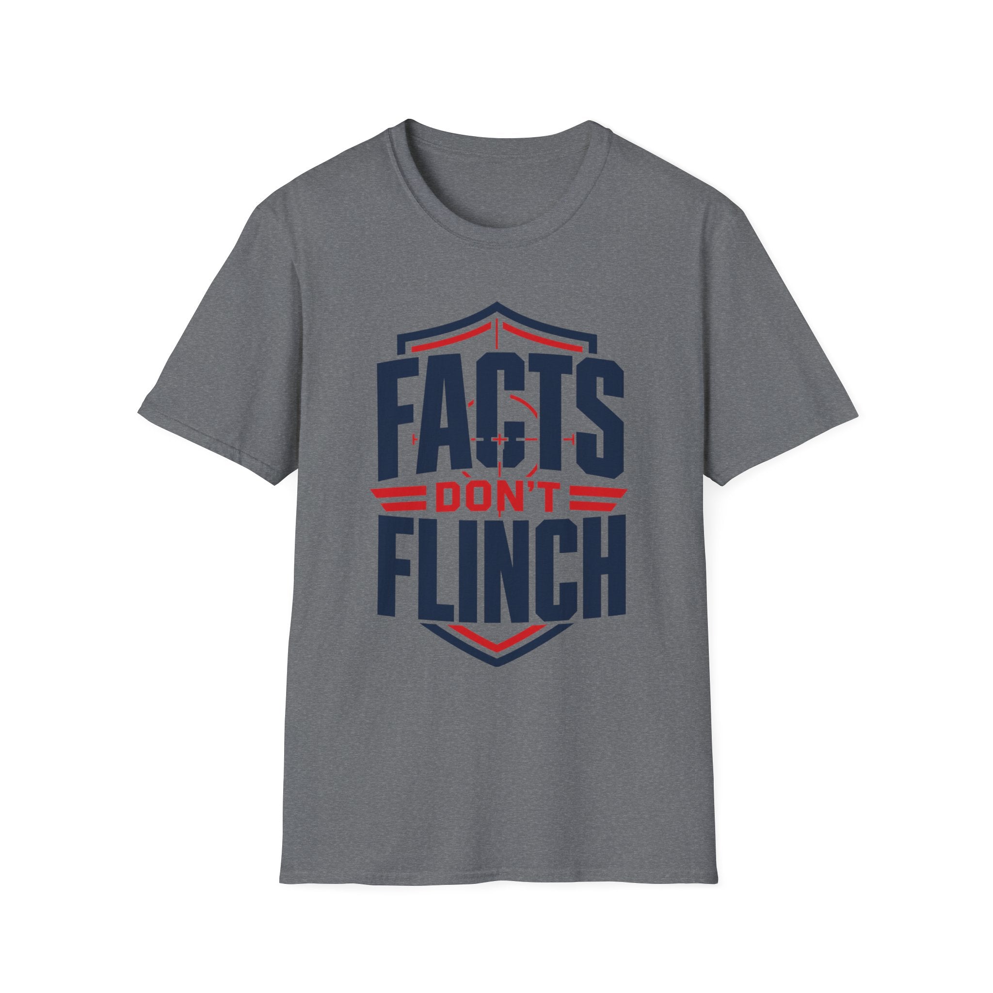 Facts Don't Flinch Unisex Softstyle T-Shirt