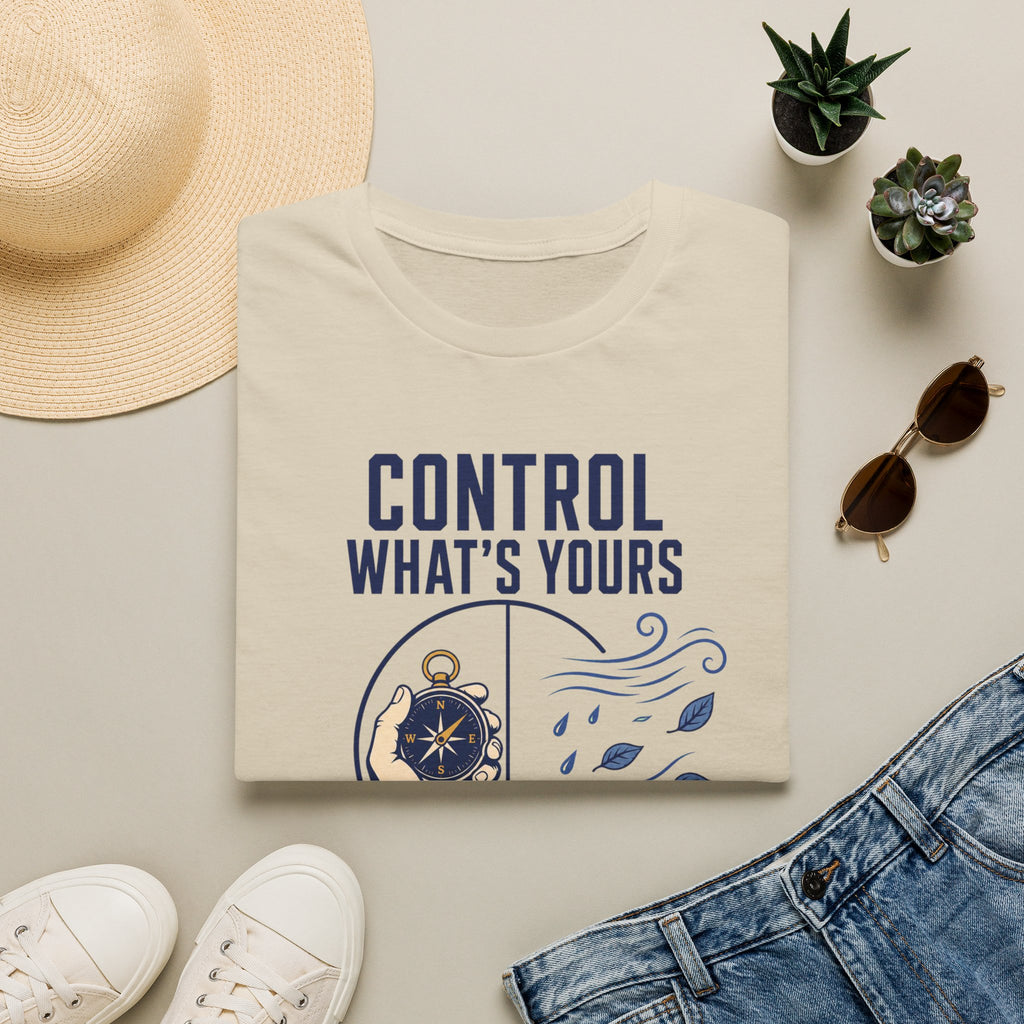 Control What's Yours T-Shirt — "Control What's Yours, Release What Isn't" Inspirational Tee