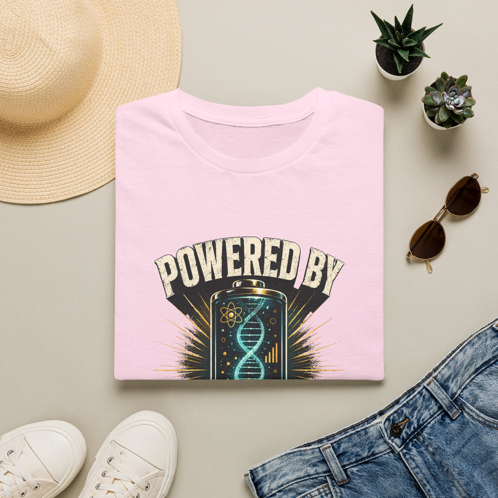 Powered By Evidence T-Shirt — Science DNA Retro Graphic Tee