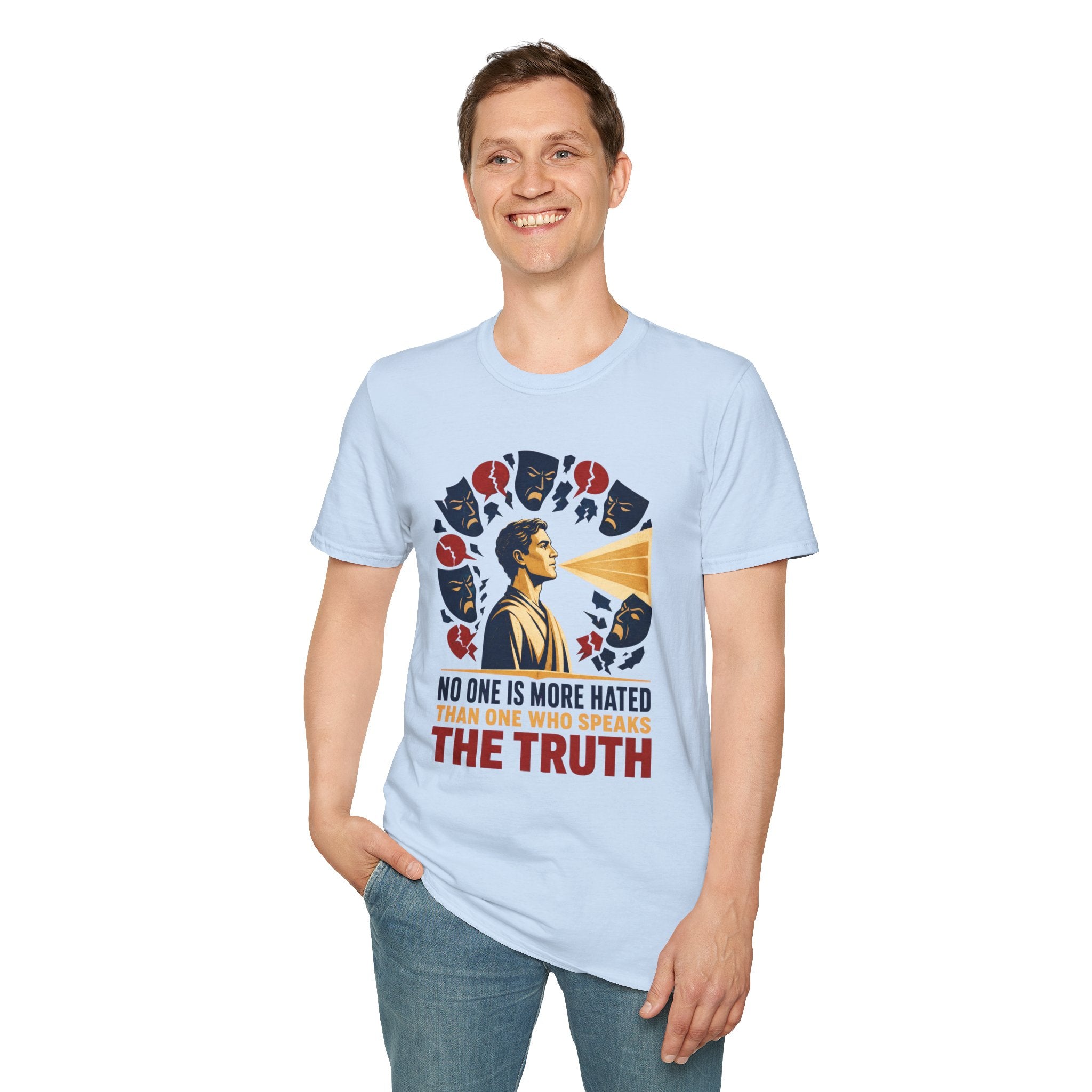 "No One Is More Hated Than One Who Speaks The Truth" Inspirational Graphic Tee