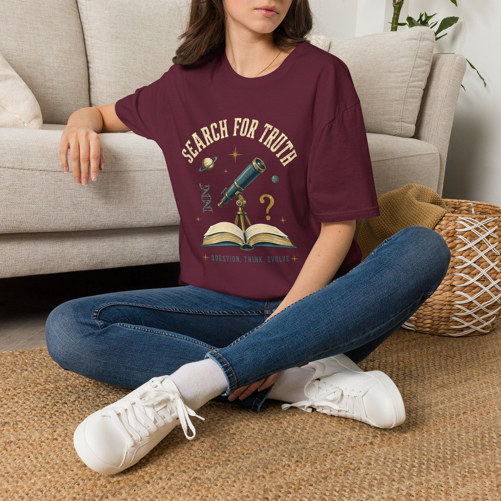 Search for Truth T-Shirt — Telescope Astronomy Graphic Tee