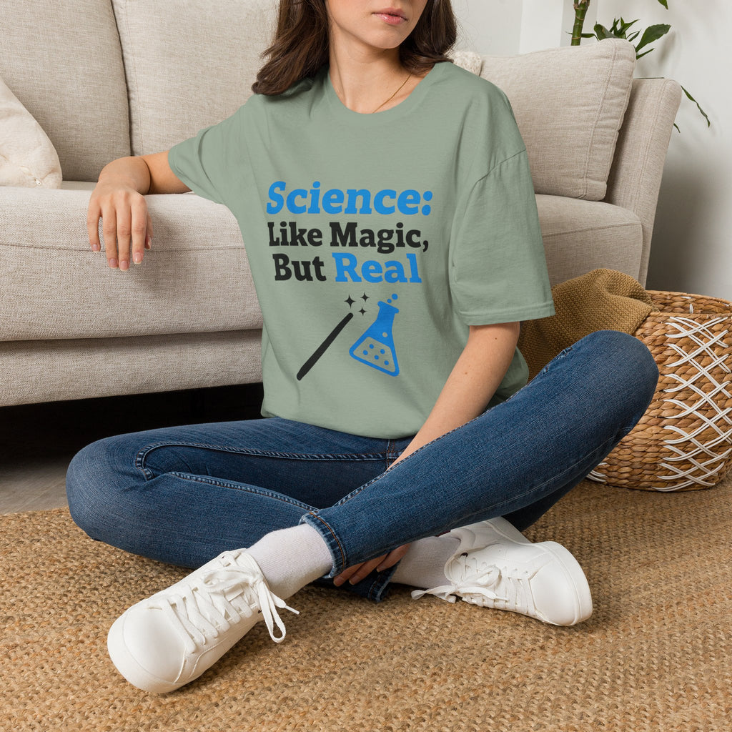 Science T-Shirt — “Science: Like Magic, But Real” Graphic Tee
