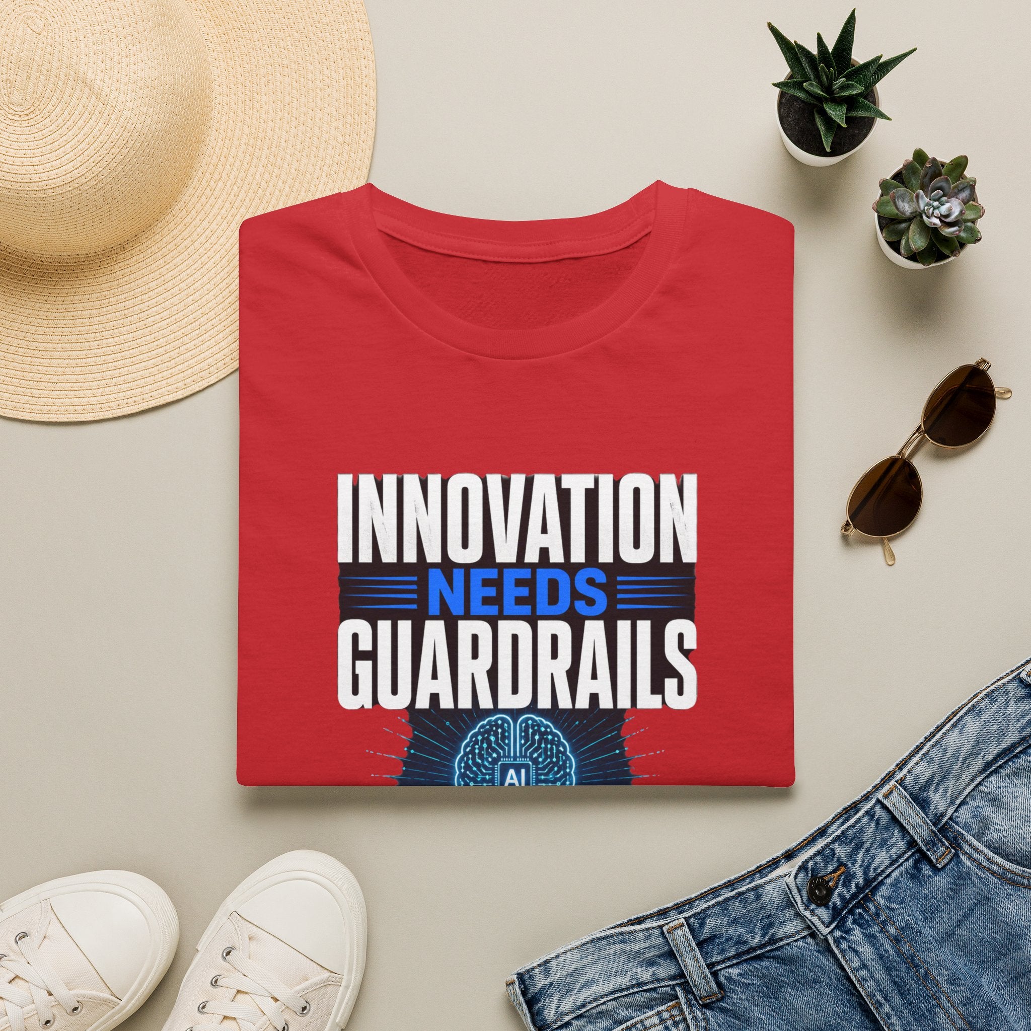 Innovation Needs Guardrails T-Shirt — AI Ethics & Responsible Tech Tee