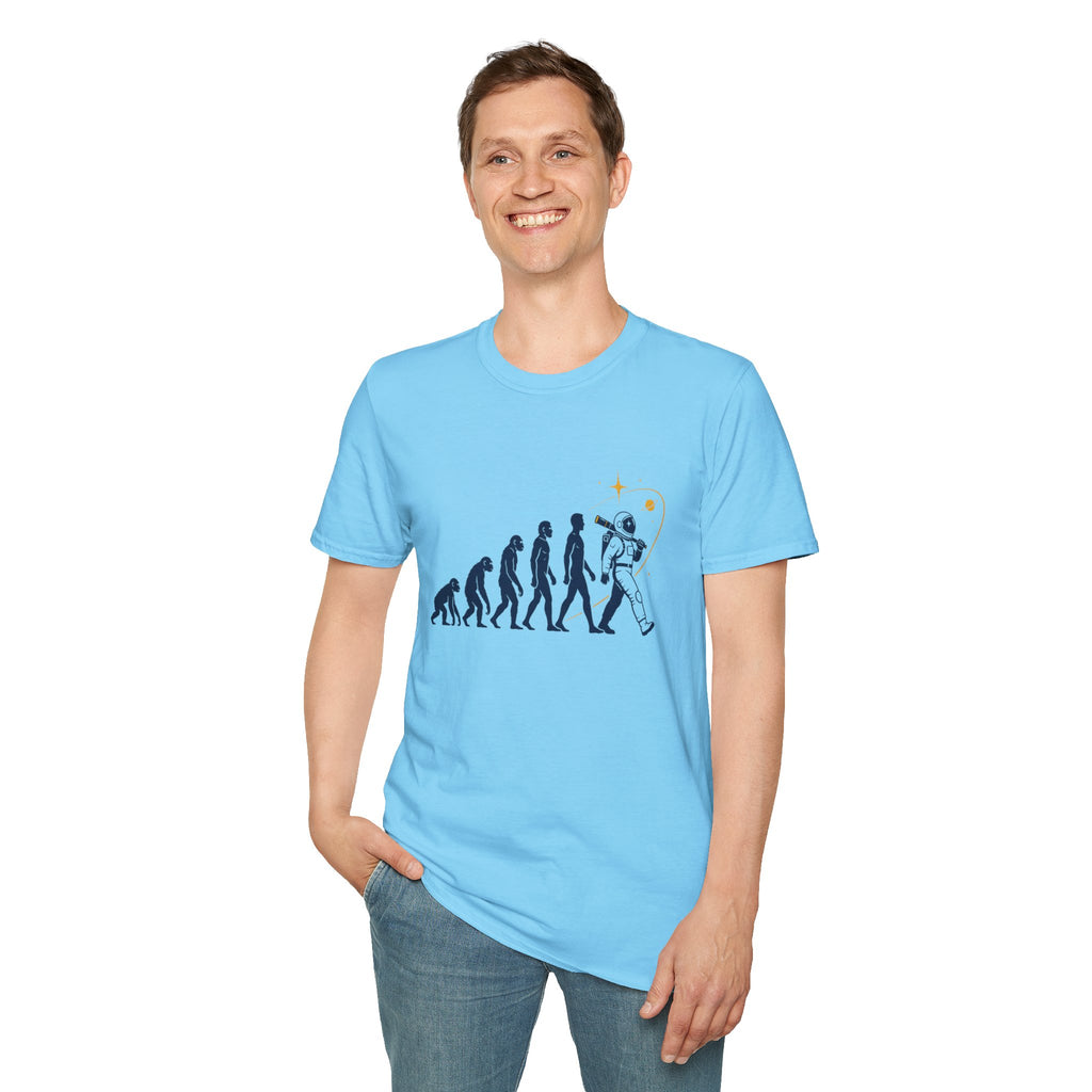 Evolution to Astronaut T-Shirt — Funny Space Exploration Tee