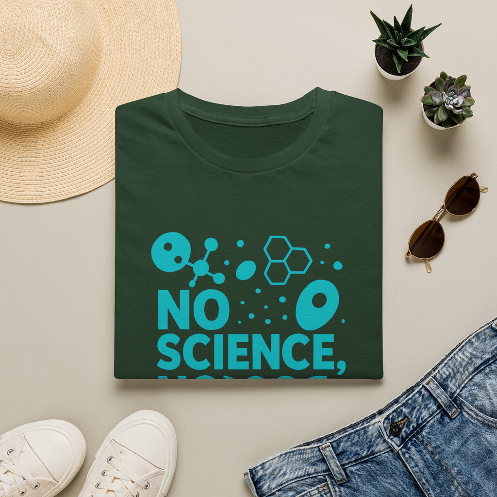 Science Lover T‑Shirt — "No Science, No Future" Graphic Tee