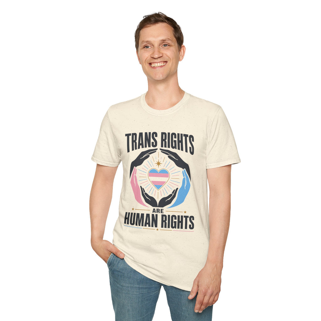 Trans Rights T-Shirt — "Trans Rights Are Human Rights" Pride Tee