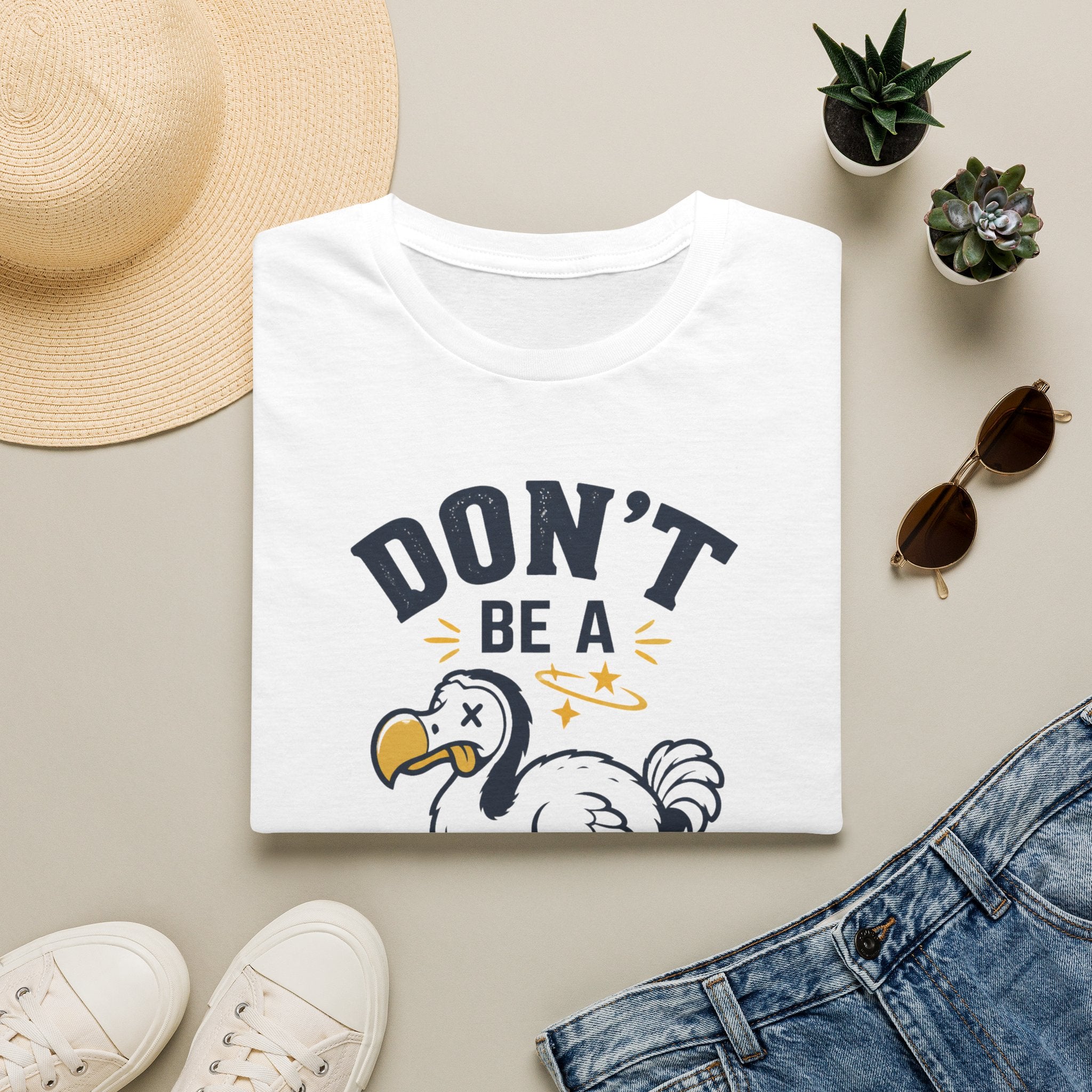 Don’t Be a Dodo T-Shirt — Funny Vintage Dodo Bird Graphic Tee